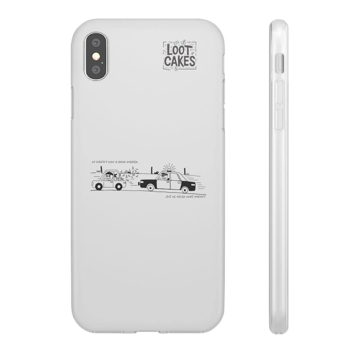 Loot Cakes x Mike Maldonado Phone Case | Slim Clear TPU Graphic