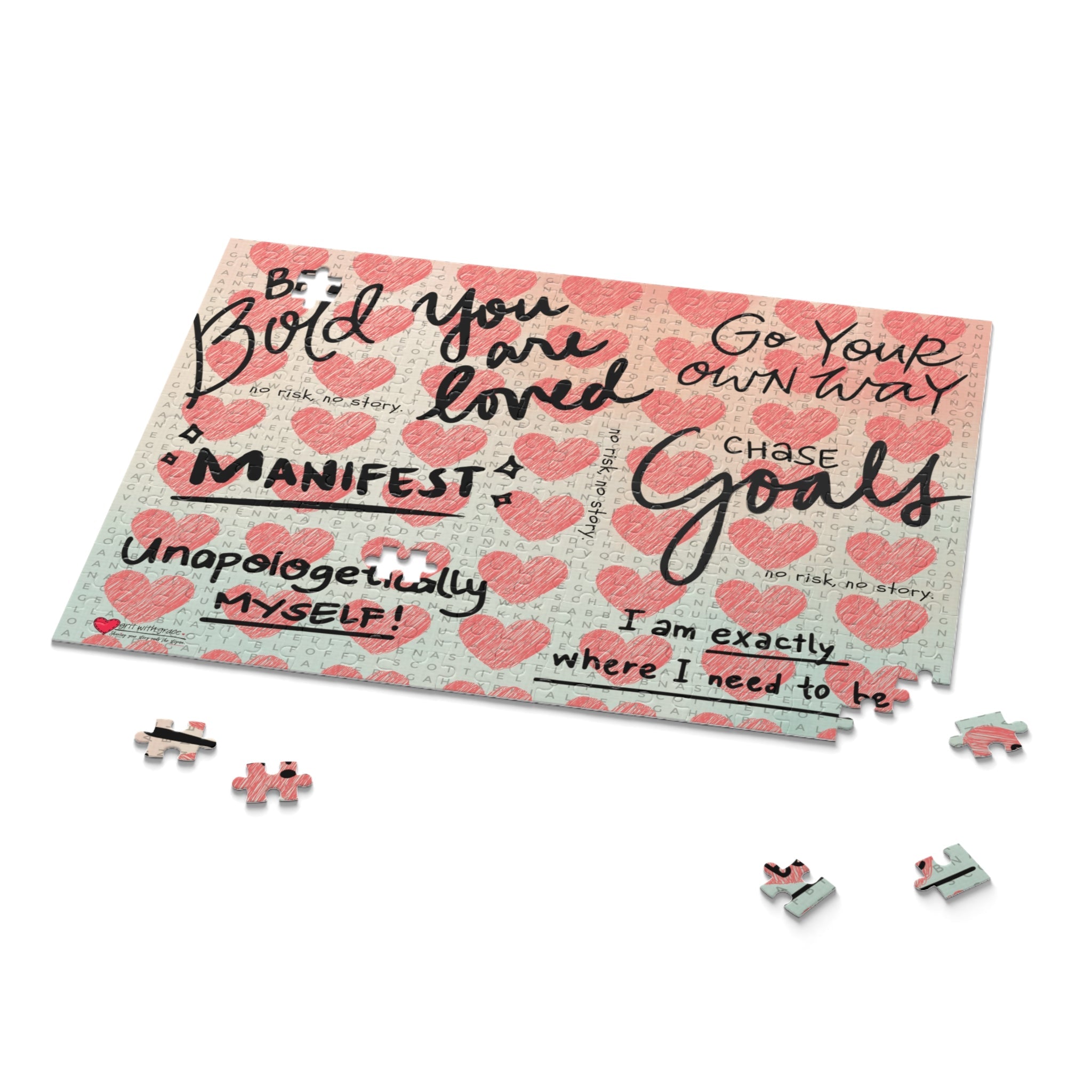Grit with Grace 'Embrace the Journey' Puzzle (120, 252, 500-Piece)