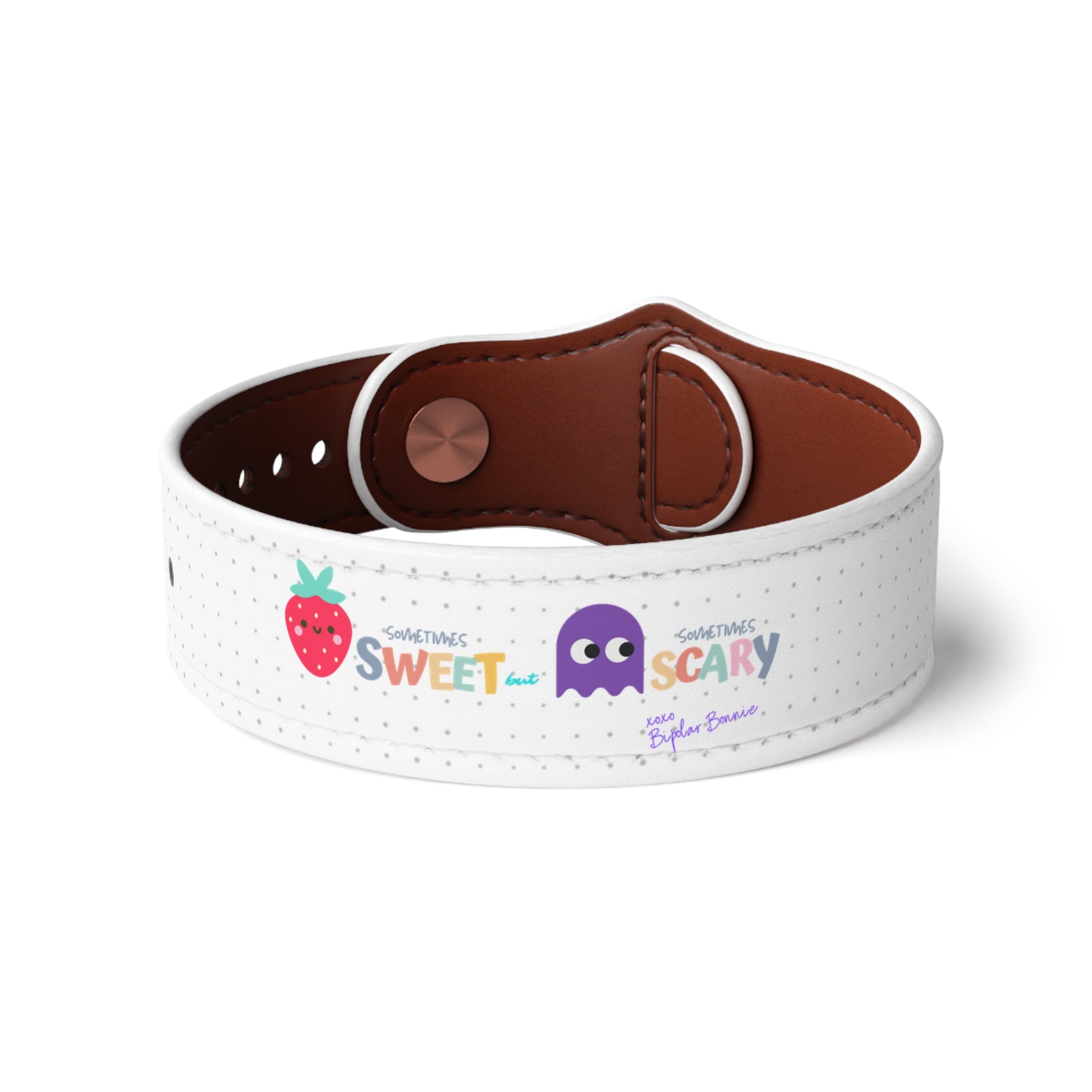 Bipolar Bonnie Series - Faux Leather Wristband