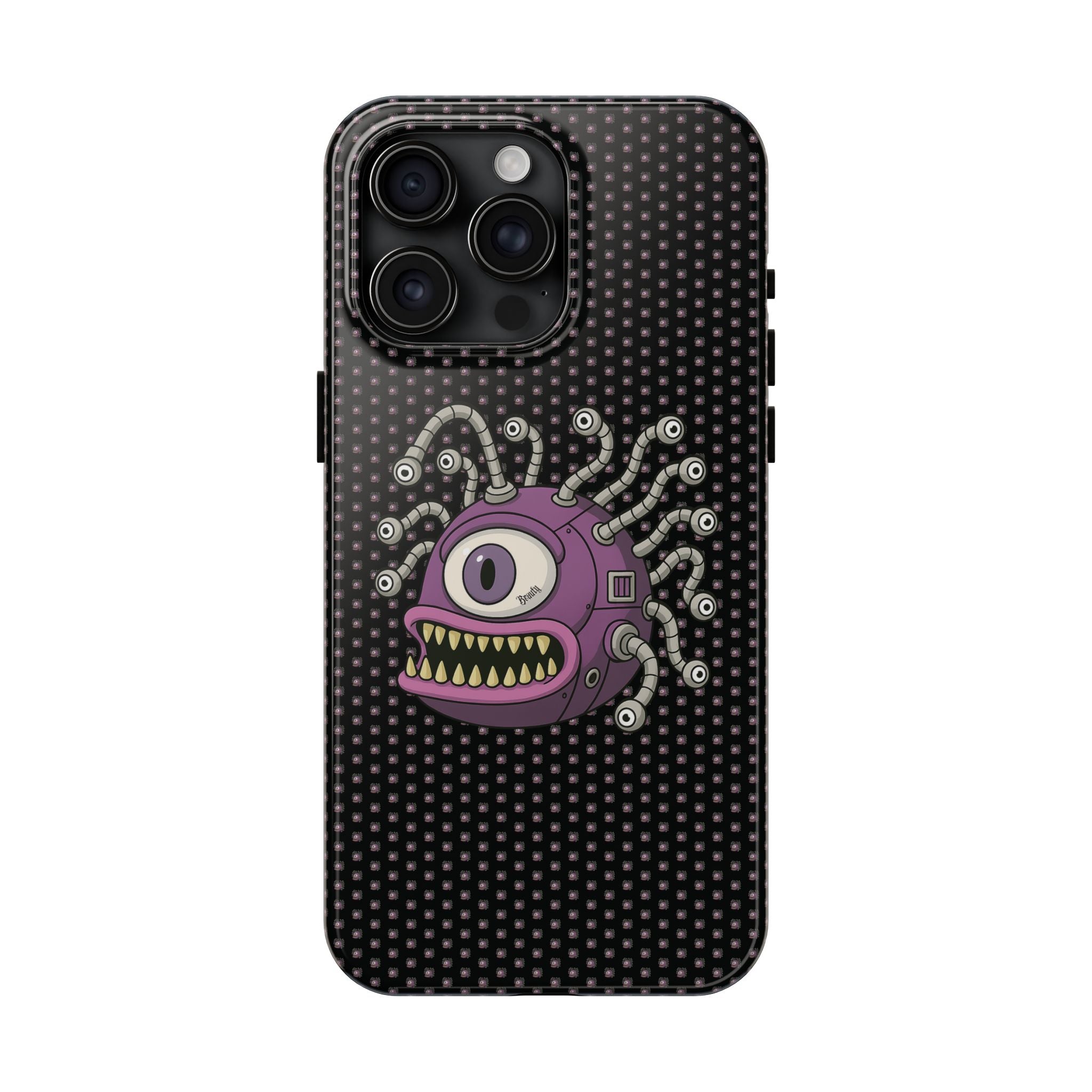 Critical Cut Purple Monster Phone Case