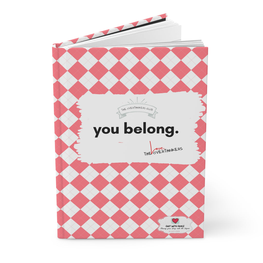 The Overthinkers Club 'Navigating Thoughts' Hardcover Matte Journal - Limited Edition