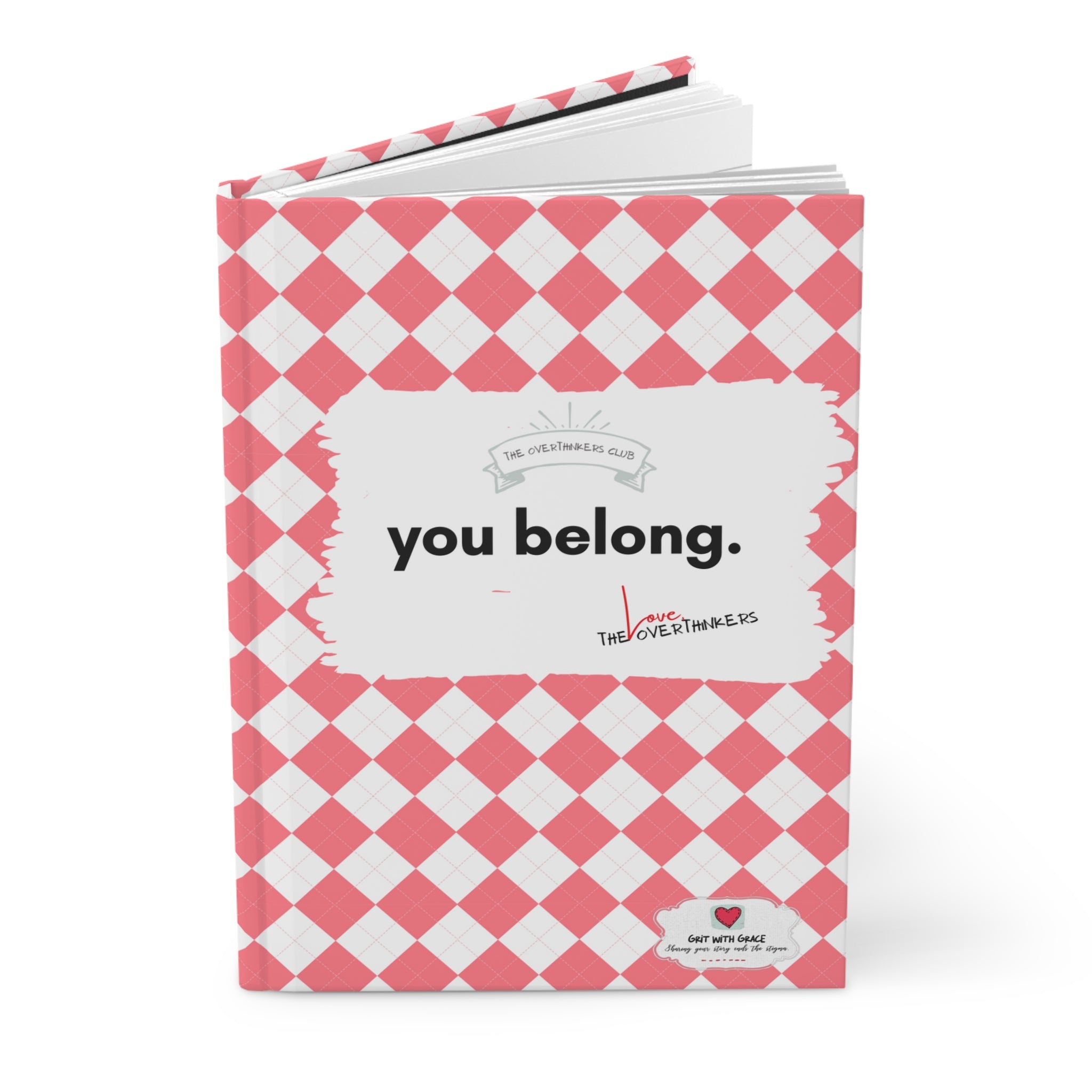 The Overthinkers Club 'Navigating Thoughts' Hardcover Matte Journal - Limited Edition