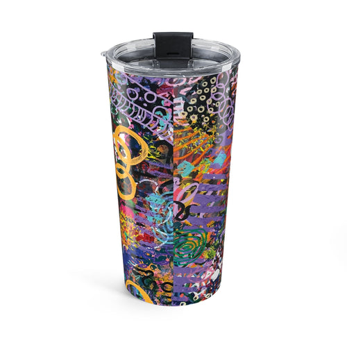 20oz Stainless Tumbler | Abstract Art Lover Gift | Scene Stealer Original Art by Melody Caulfield