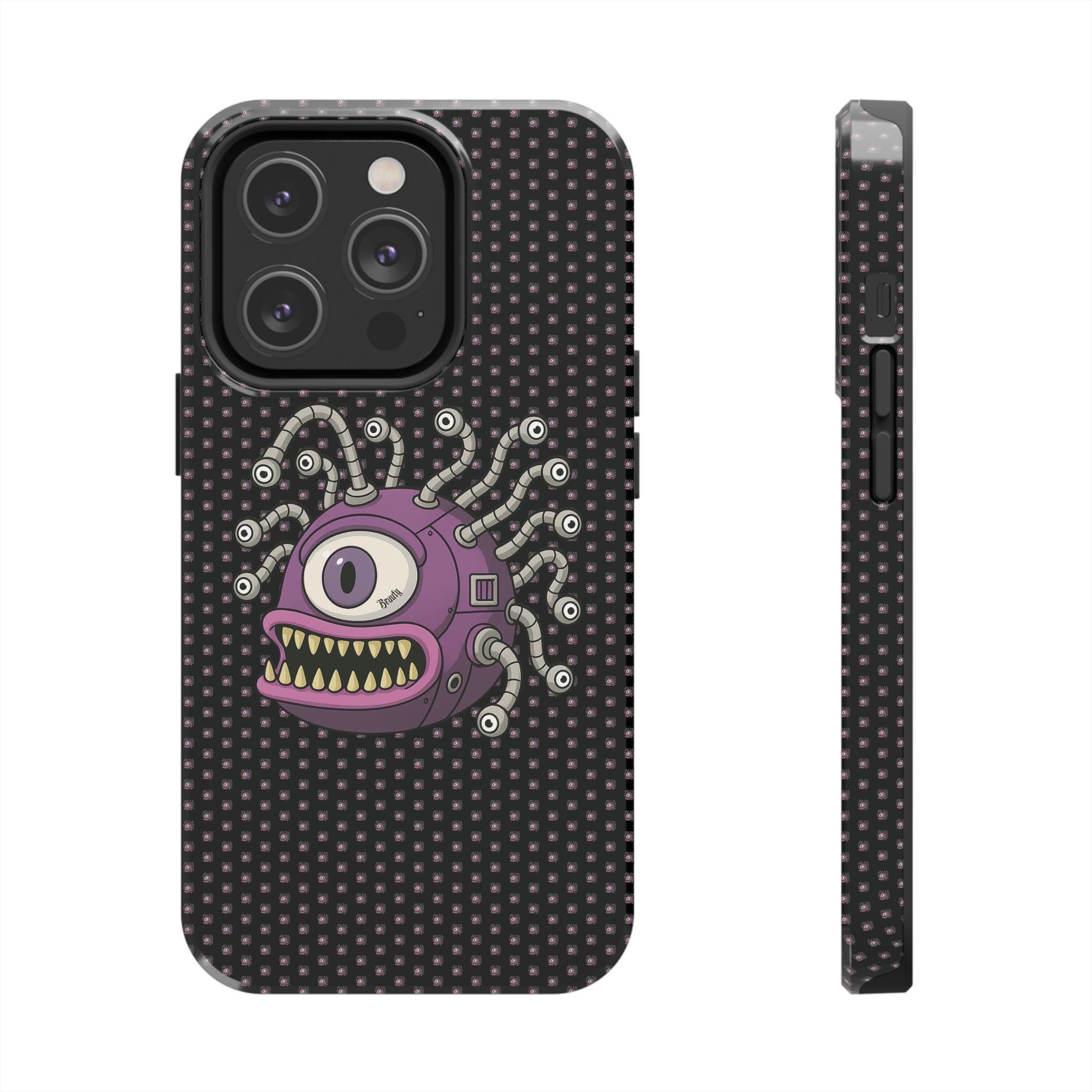 Critical Cut Purple Monster Phone Case