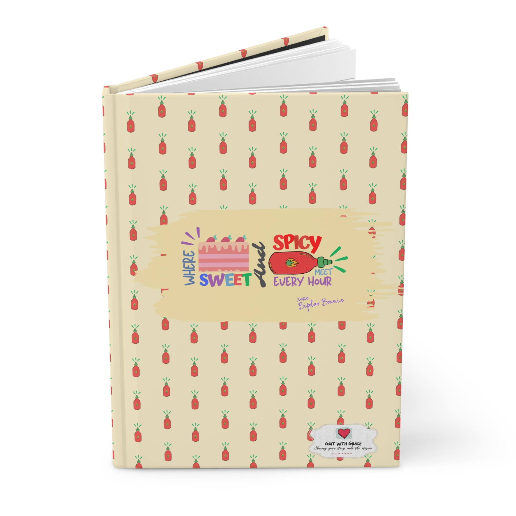 Bipolar Bonnie 'Expressing the Journey' Hardcover Matte Journal - Limited Edition