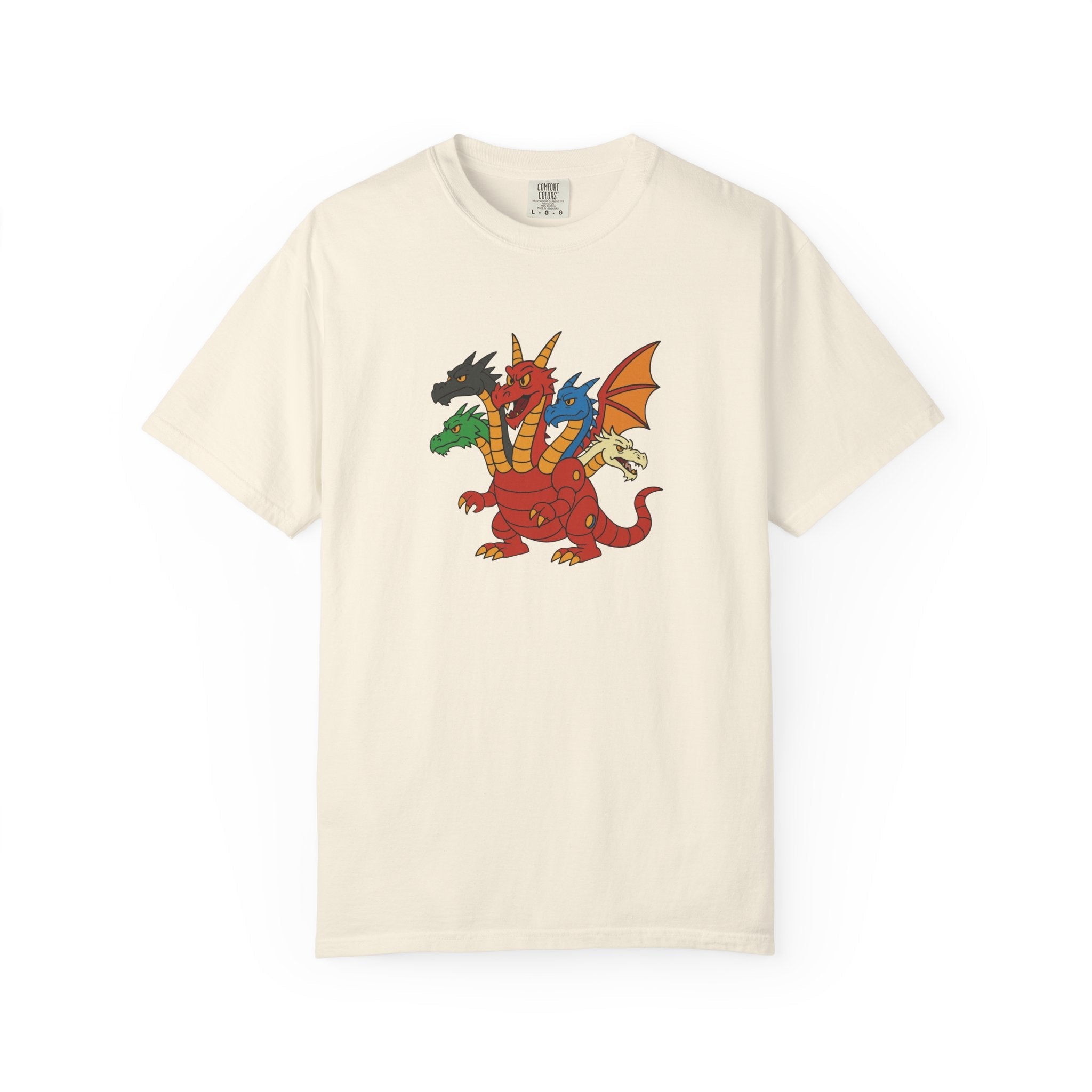 Multi-Headed Dragon T-Shirt — Colorful Fantasy Creature Tee