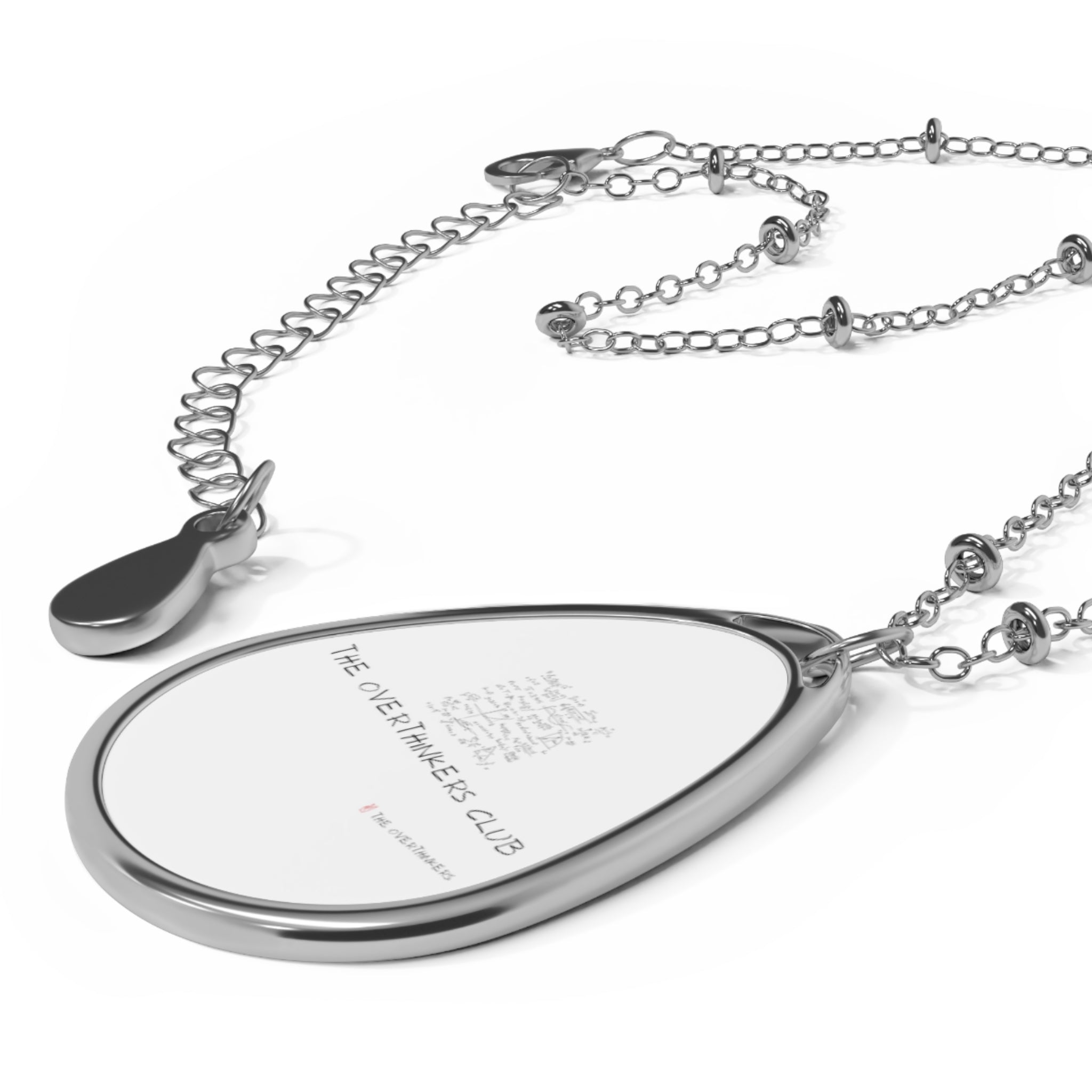 The Overthinkers Club Members Only Necklace