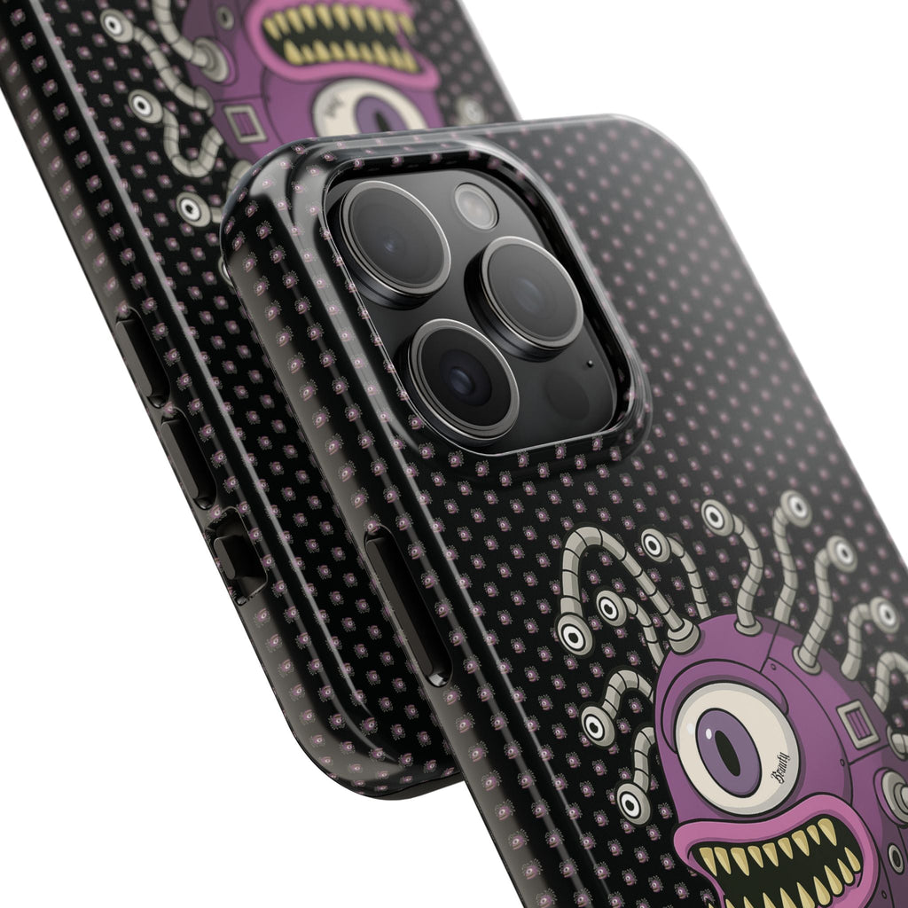 Tough Phone Case — Purple Monster Rugged Protective Cover