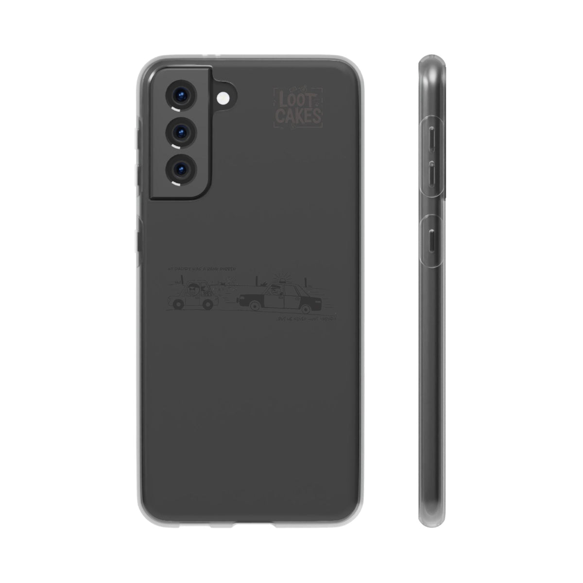 Loot Cakes x Mike Maldonado Phone Case | Slim Clear TPU Graphic