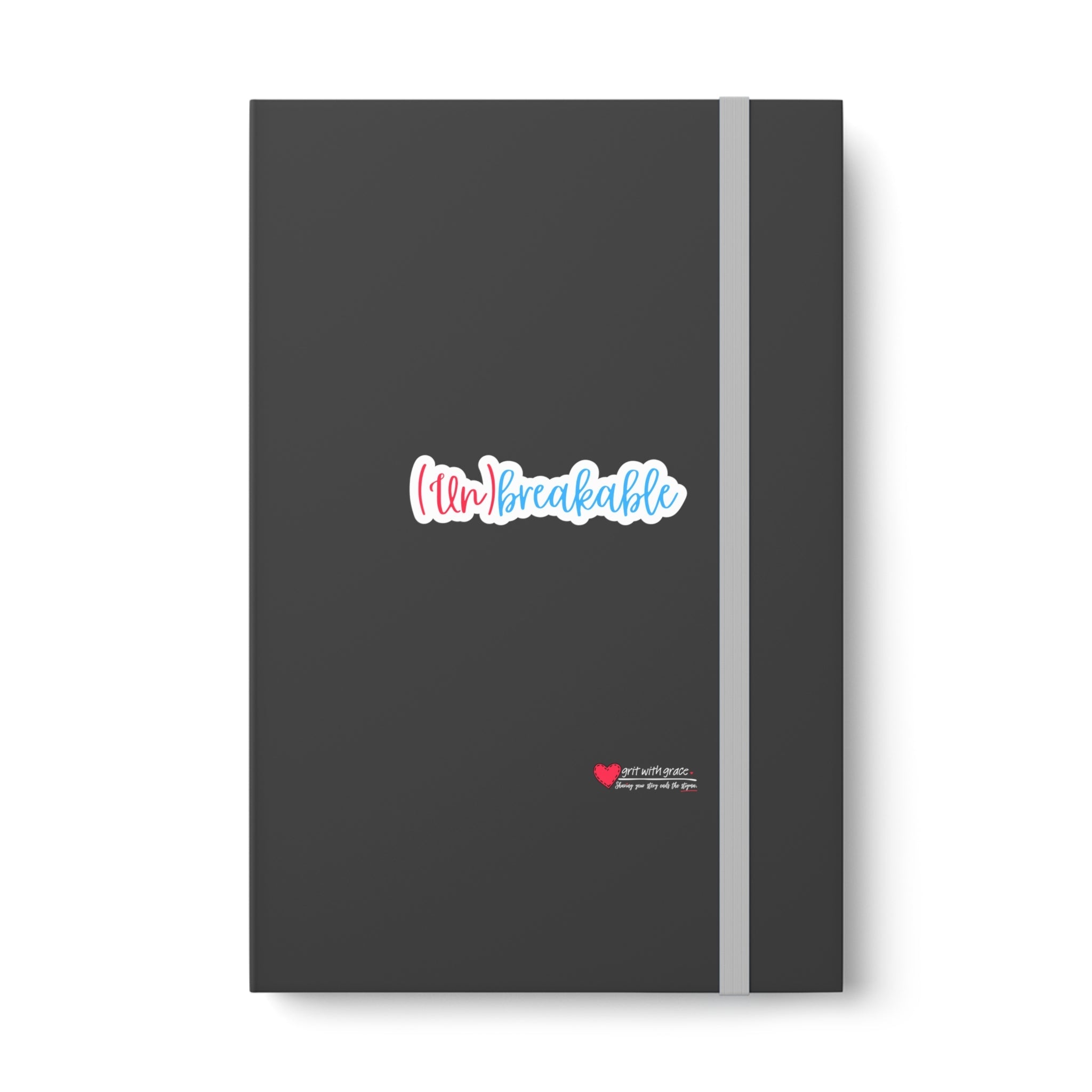 Mental Health Matters - "(un) breakable." Color Contrast Notebook - Ruled