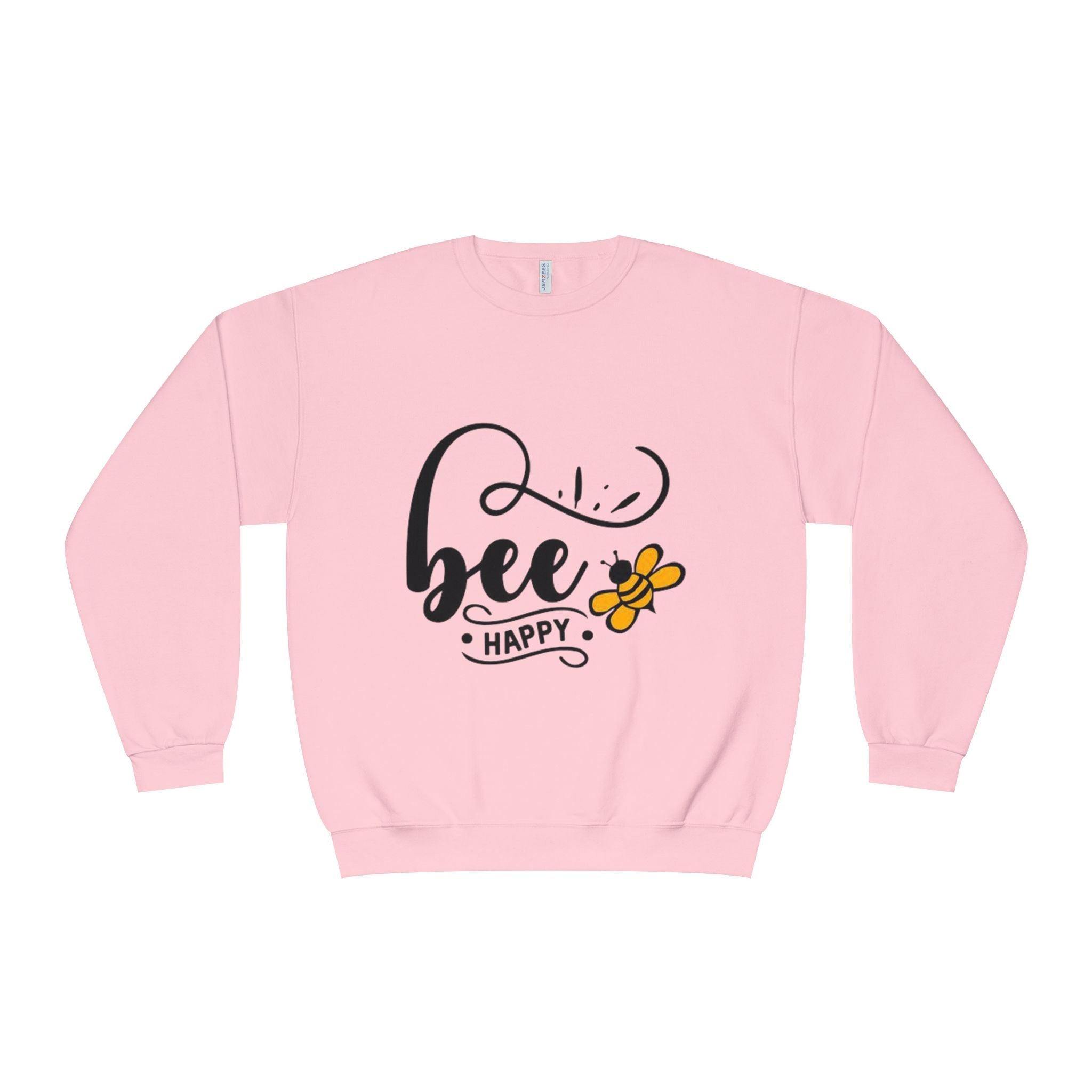 Bee Happy Series - "Bee Happy." Unisex NuBlend Crewneck Sweatshirt