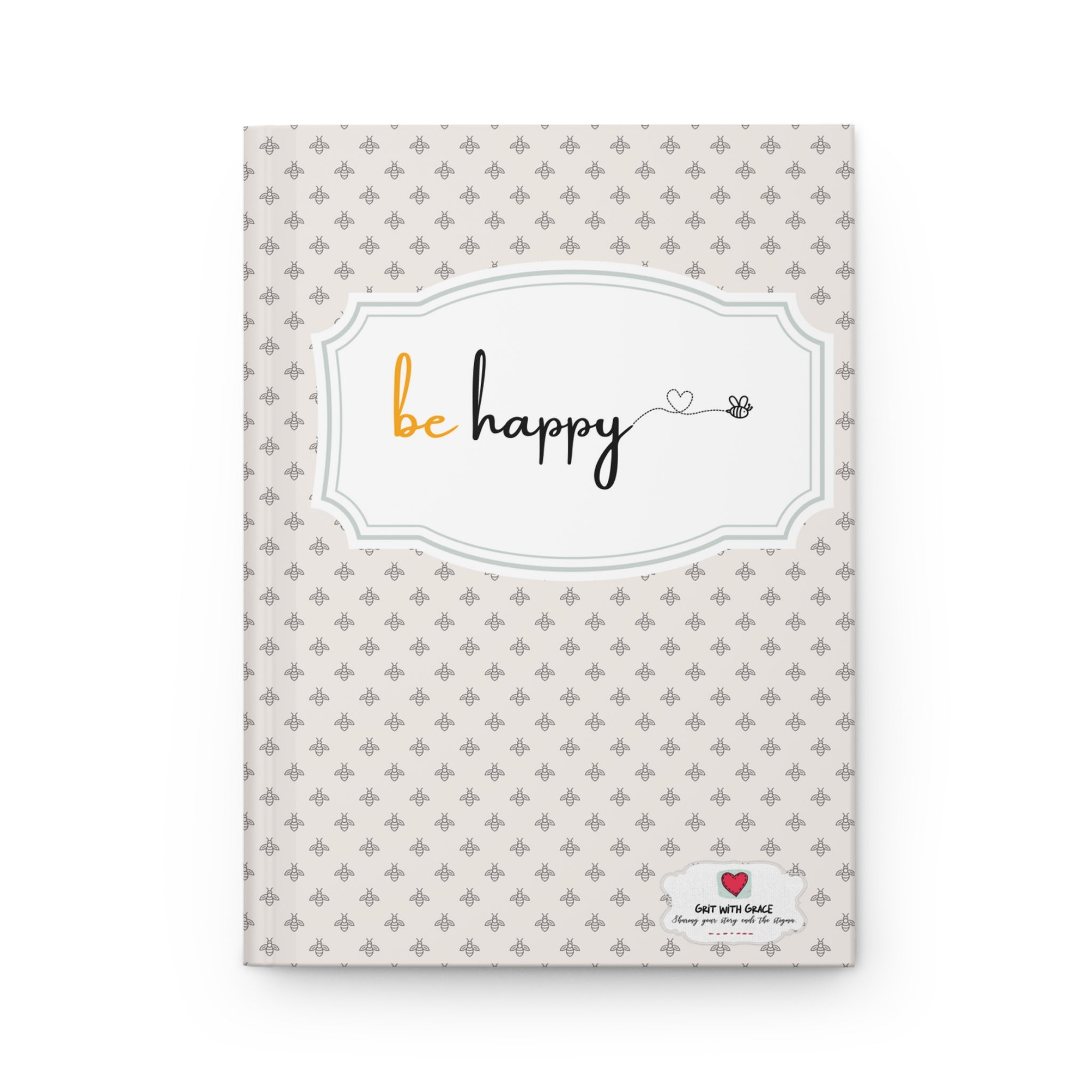 Be Happy Series 'Radiate Positivity' Hardcover Matte Journal - Limited Edition