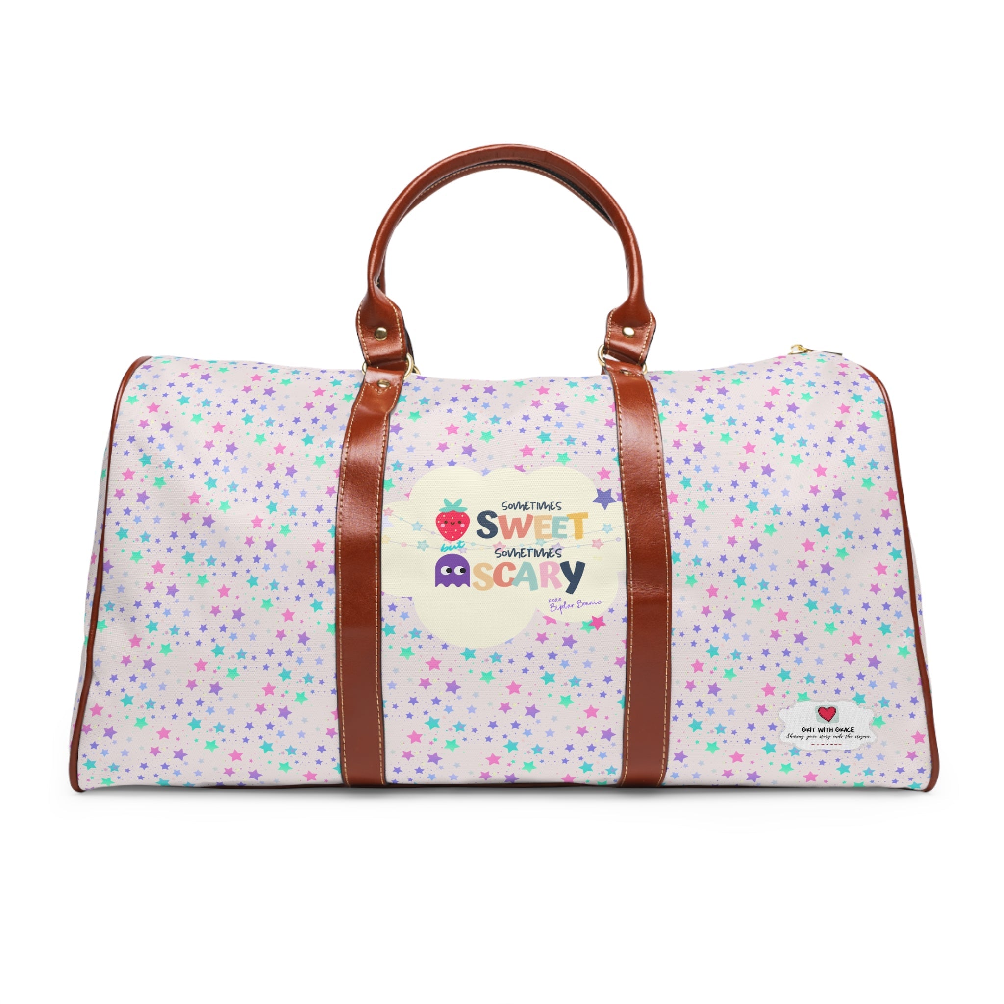 Bipolar Bonnie Series - "Sometimes Sweet But Sometimes Scary" Waterproof Travel Bag
