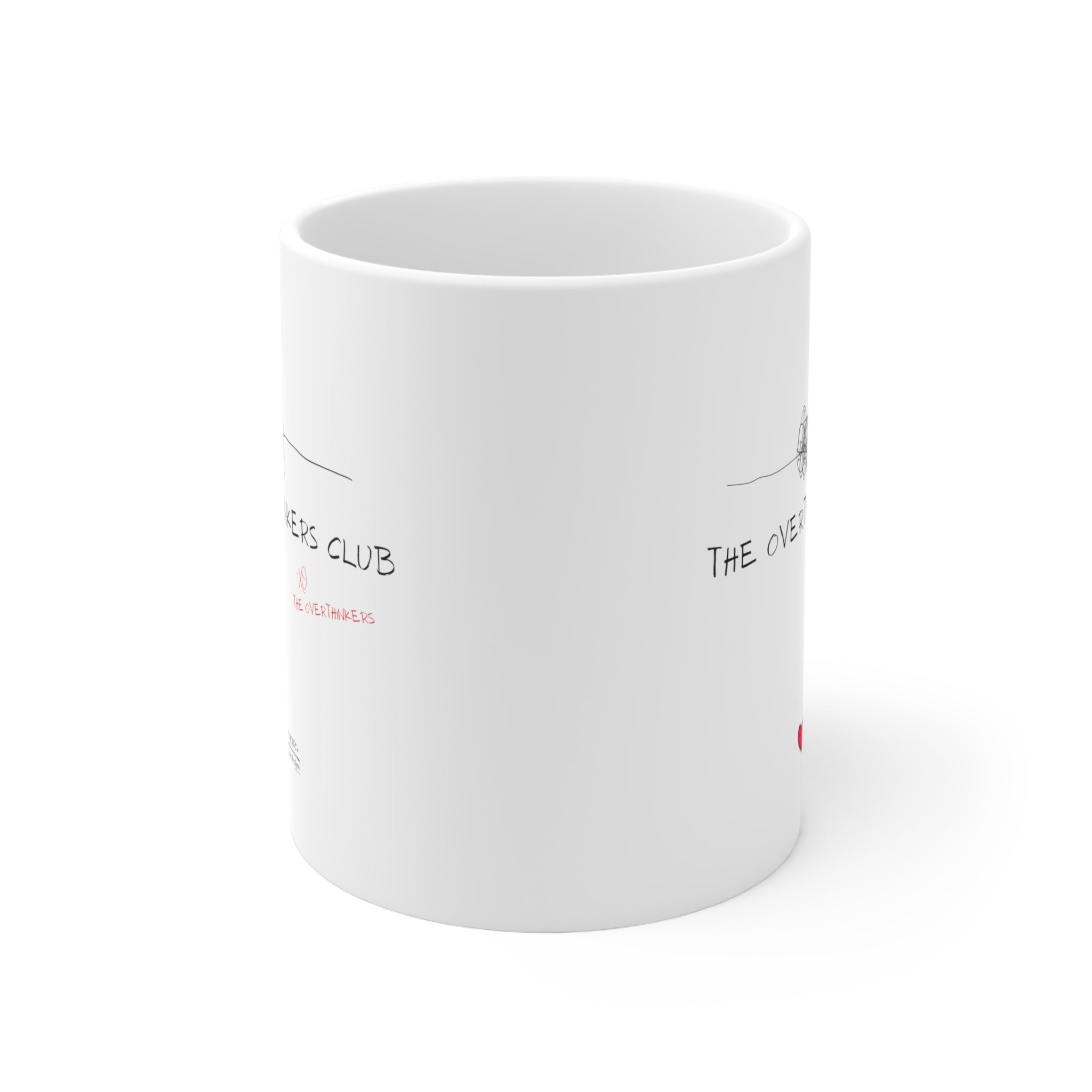 The Overthinkers Club Members Only Ceramic Mug