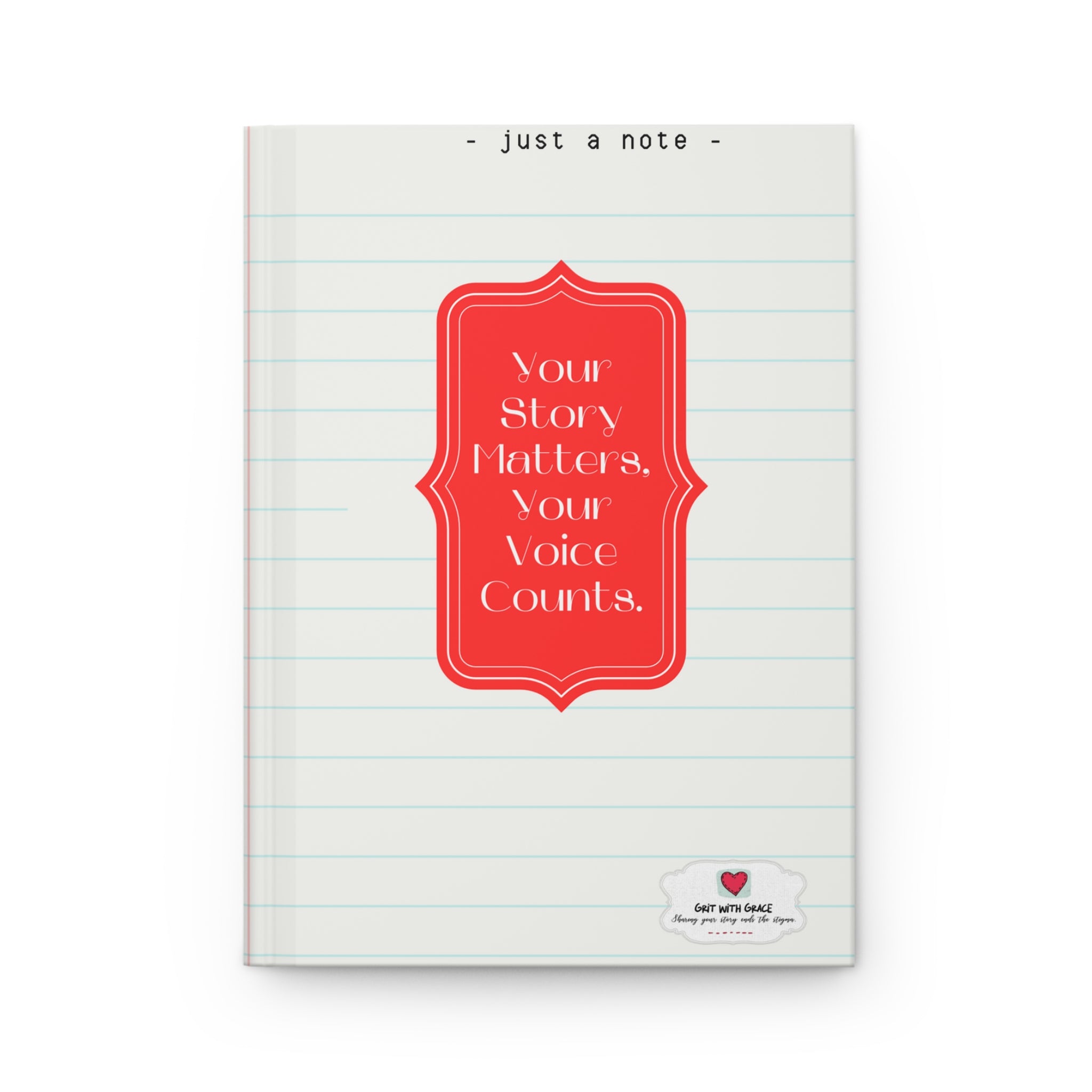 Grit with Grace 'Strength in Resilience' Hardcover Matte Journal - Limited Edition