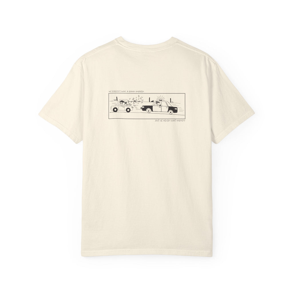Classic East Coast Vintage Wash T-Shirt — "I Should Just Rob a Bank" Lyric Tee