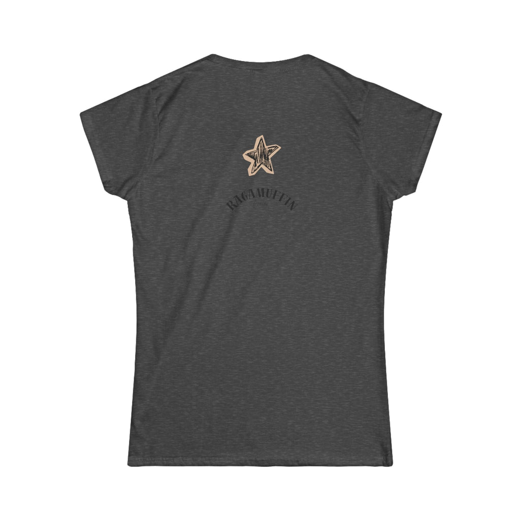 Ragamuffin Graphic Tee — Vintage Kid Illustration on Pink Plaid