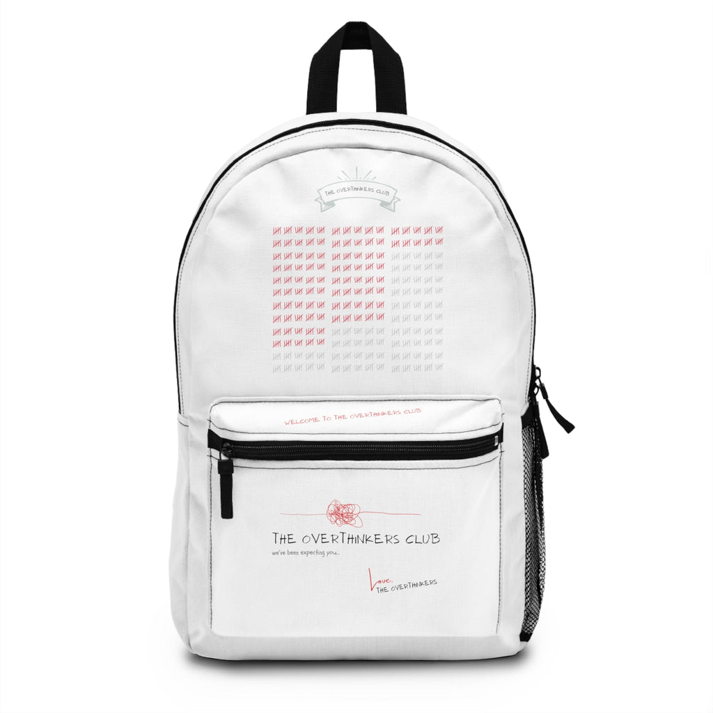 The Overthinkers Club Backpack - "Anticipating Your Thoughts... -xo The Overthinkers"