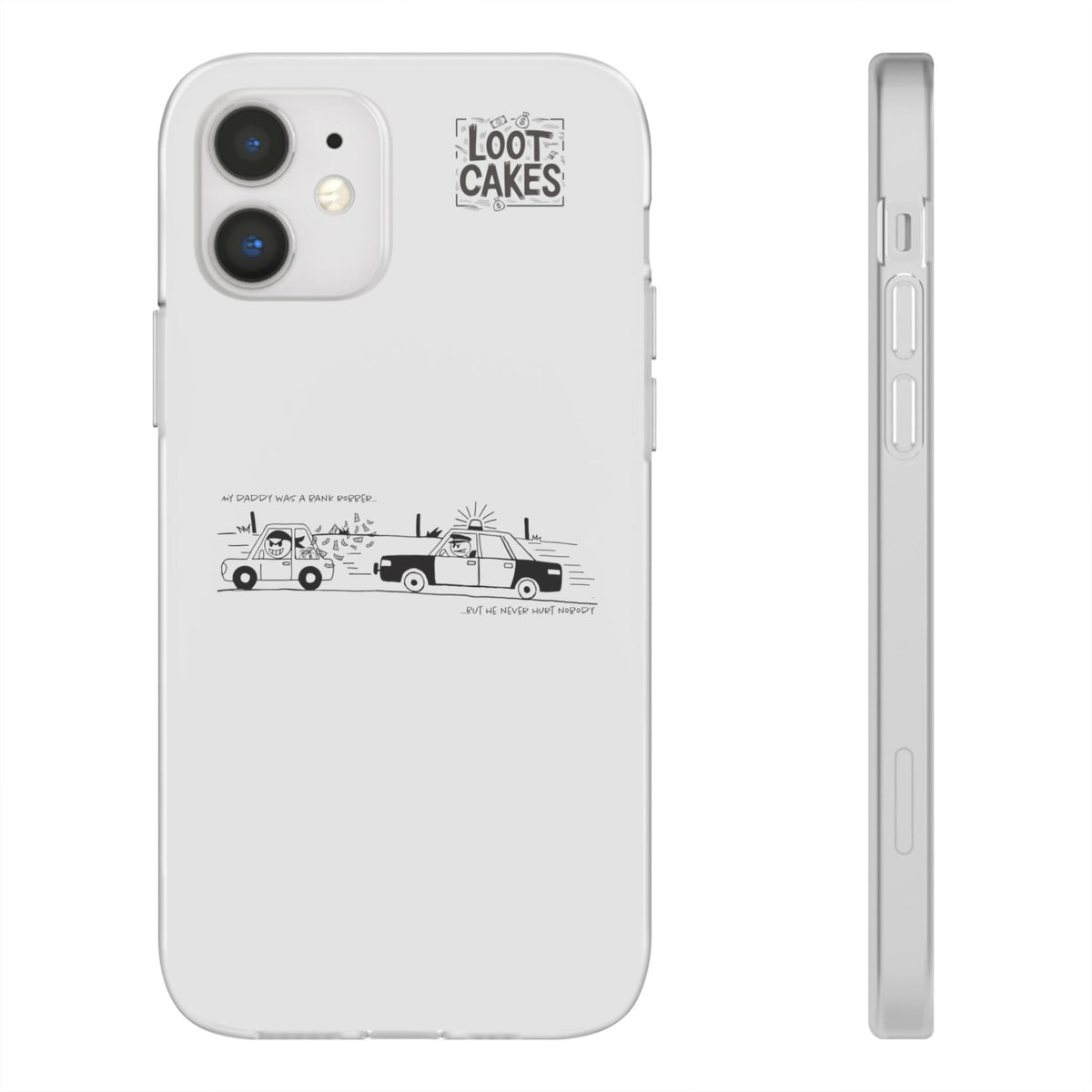 Loot Cakes x Mike Maldonado Phone Case | Slim Clear TPU Graphic