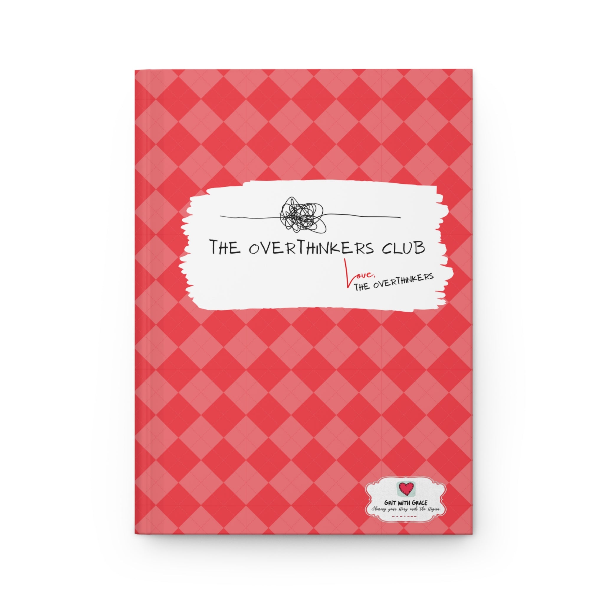 The Overthinkers Club 'Navigating Thoughts' Hardcover Matte Journal - Limited Edition