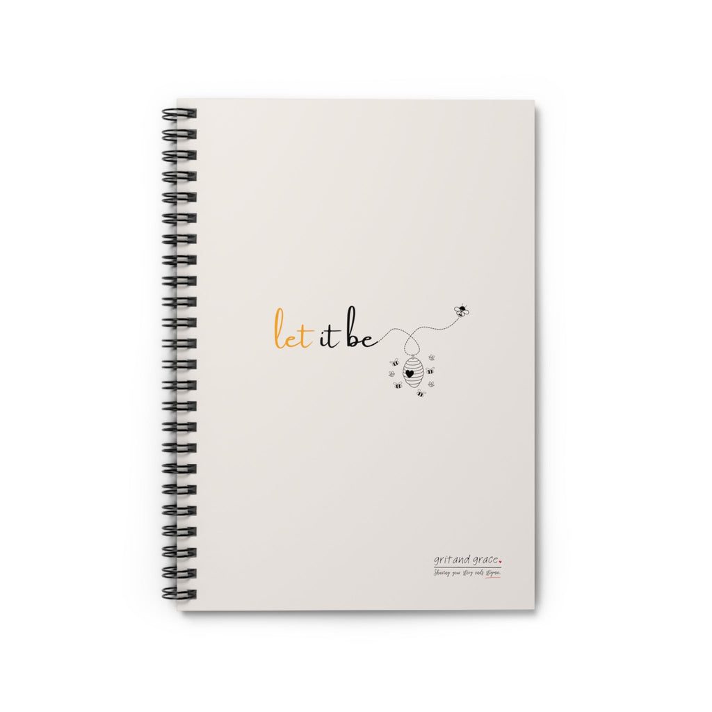 Bee Happy 'Let It Be' Inspirational Notebook