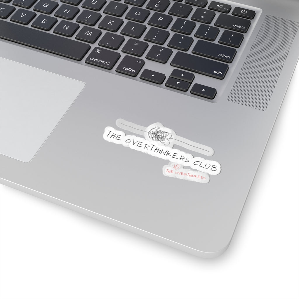 The Overthinkers Club Series - "The Overthinkers Club -xo The Overthinkers" Kiss-Cut Stickers