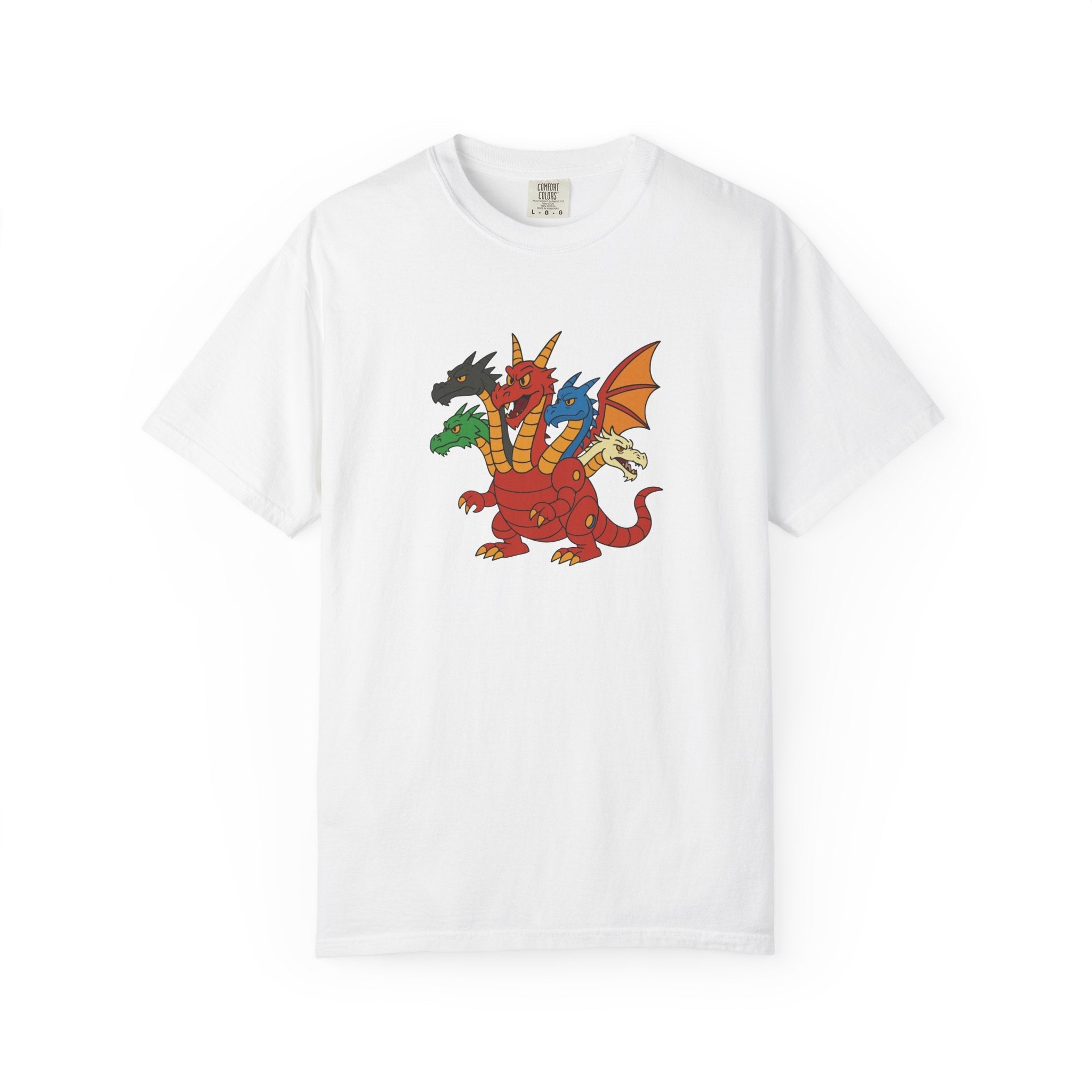 Multi-Headed Dragon T-Shirt — Colorful Fantasy Creature Tee