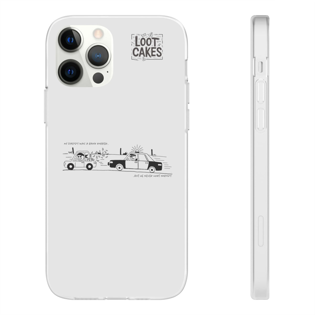 Loot Cakes x Mike Maldonado Phone Case | Slim Clear TPU Graphic