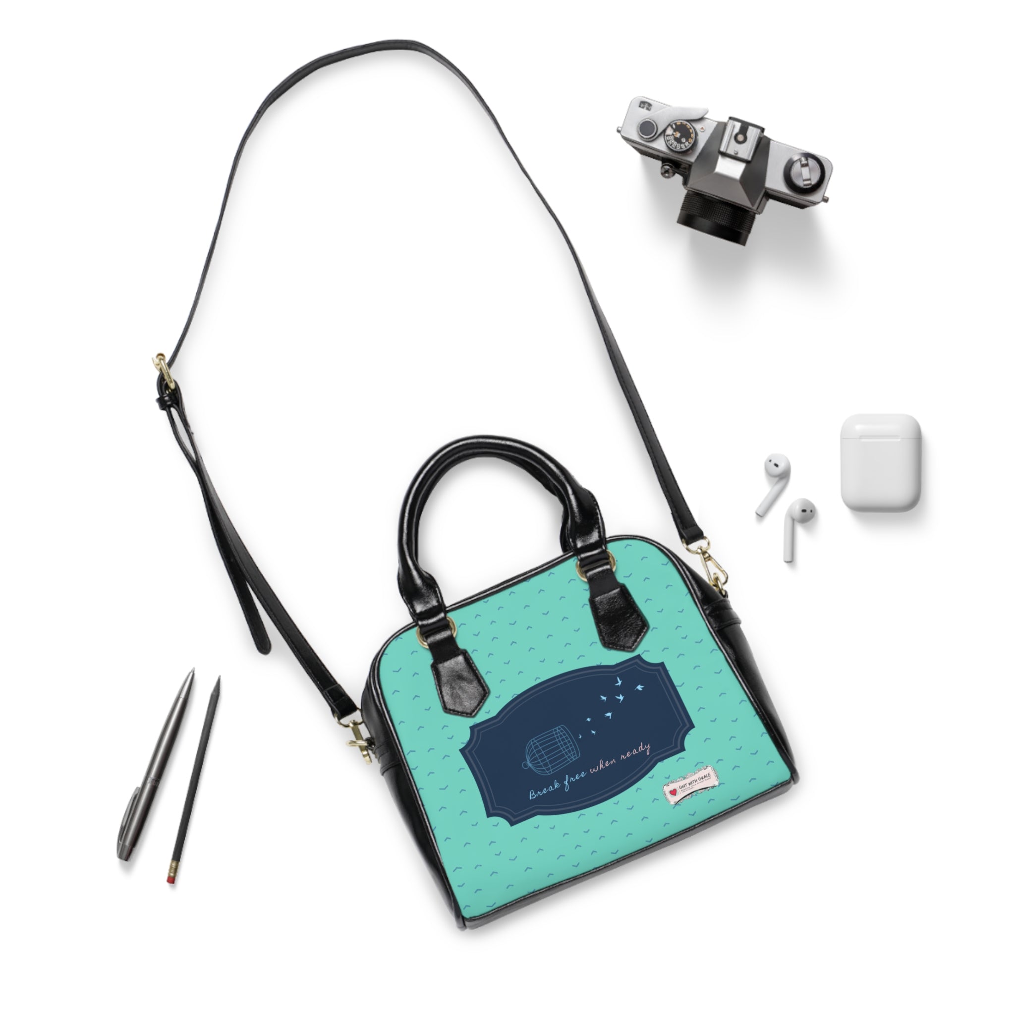 Grit with Grace 'break free when ready' Shoulder Handbag Edition