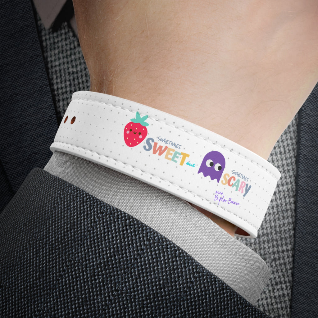 Bipolar Bonnie Series - Faux Leather Wristband