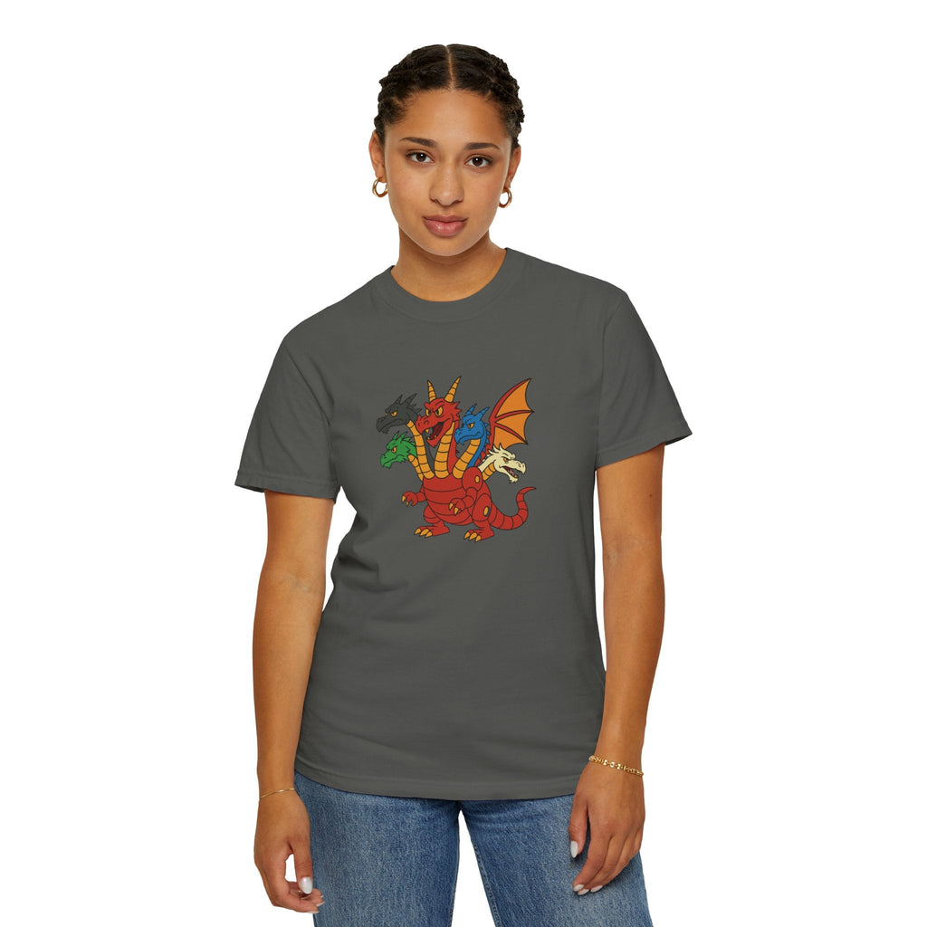 Multi-Headed Dragon T-Shirt — Colorful Fantasy Creature Tee