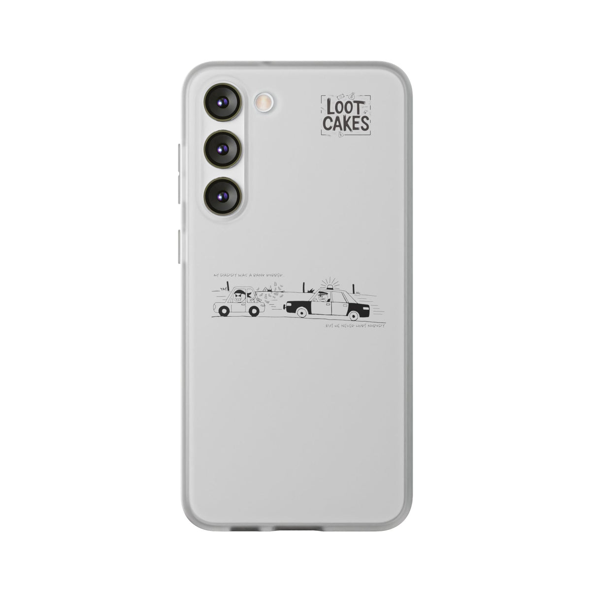 Loot Cakes x Mike Maldonado Phone Case | Slim Clear TPU Graphic