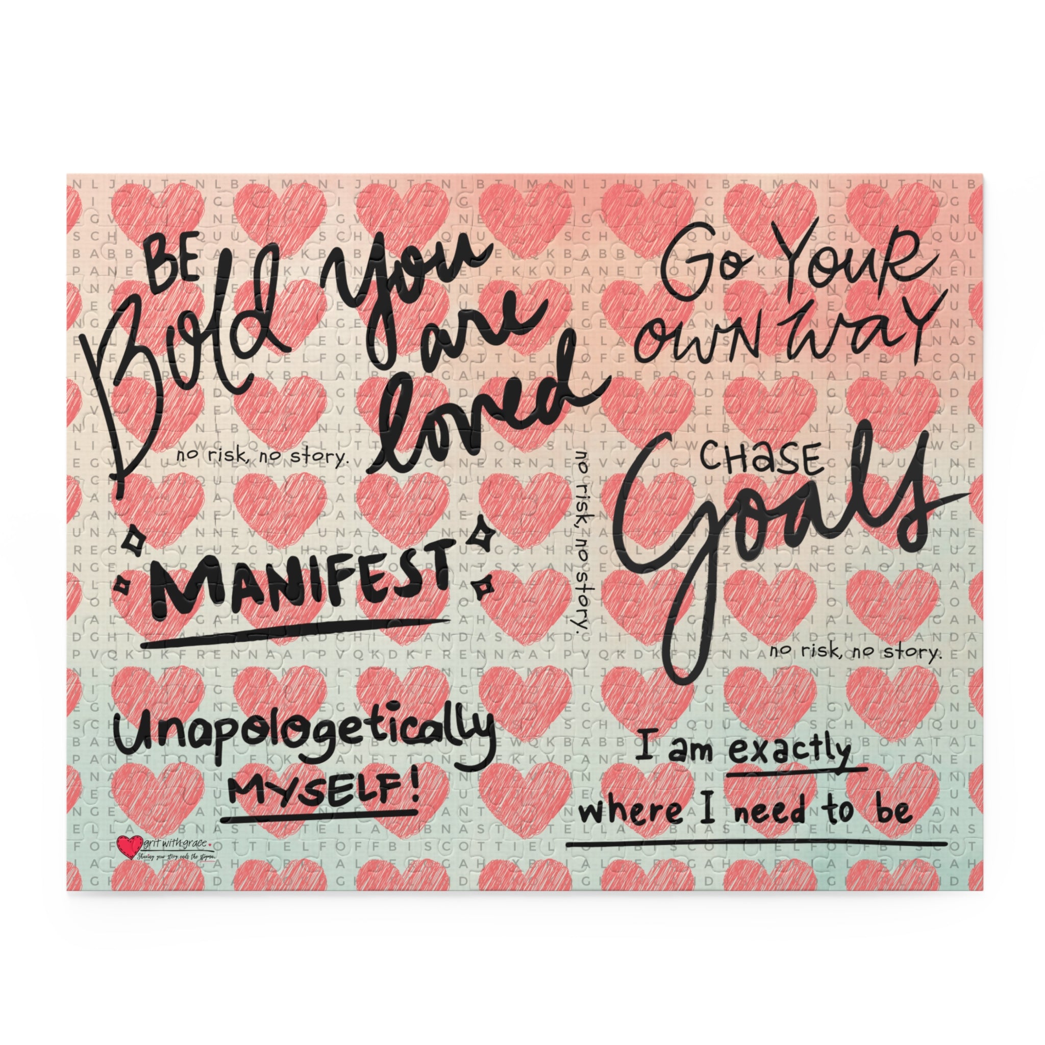 Grit With Grace No Risk, No Story Puzzle