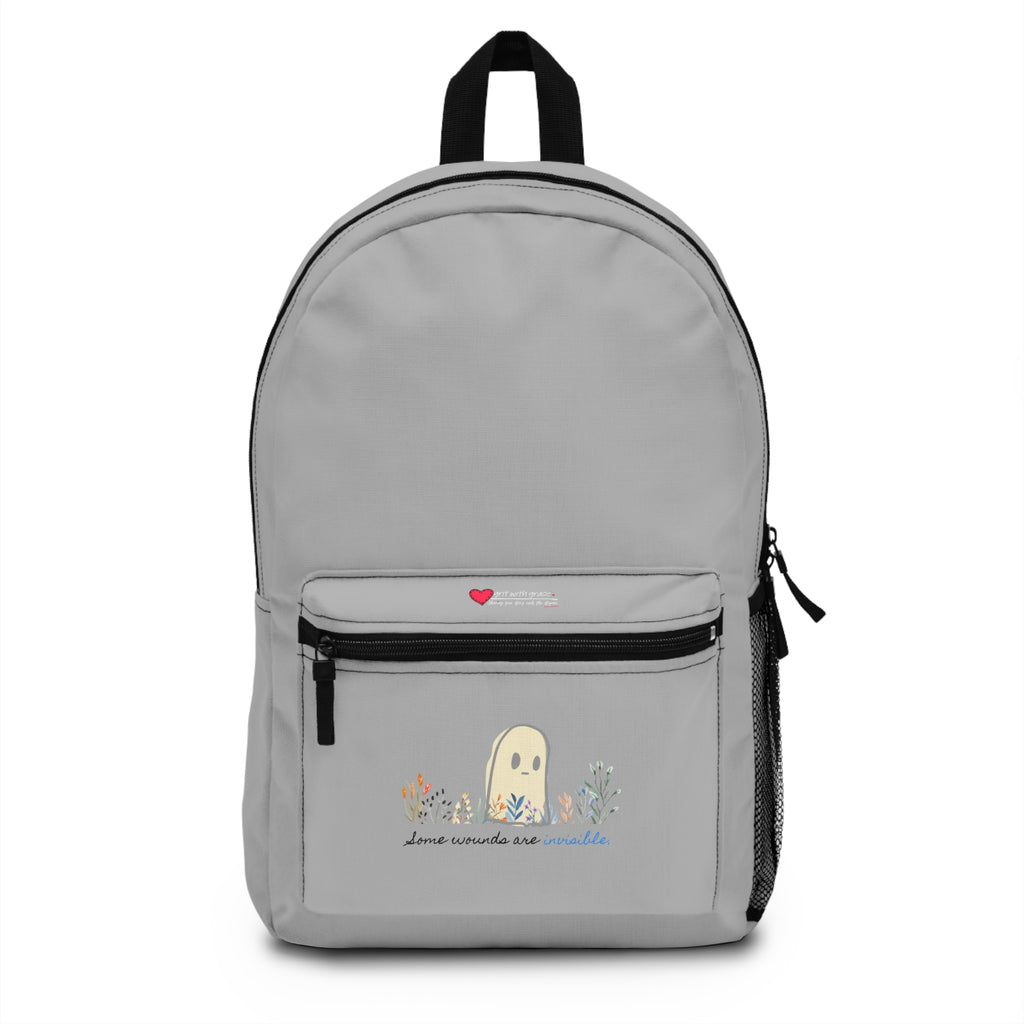 Invisible Ghost Series - "Some wounds are invisible." Backpack