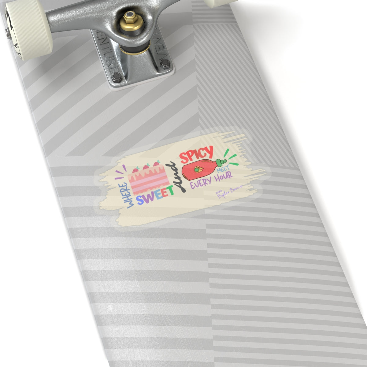 Bipolar Bonnie Series - "Bipolar: Where Sweet And Spicy Meet Every Hour Matter." Kiss-Cut Stickers