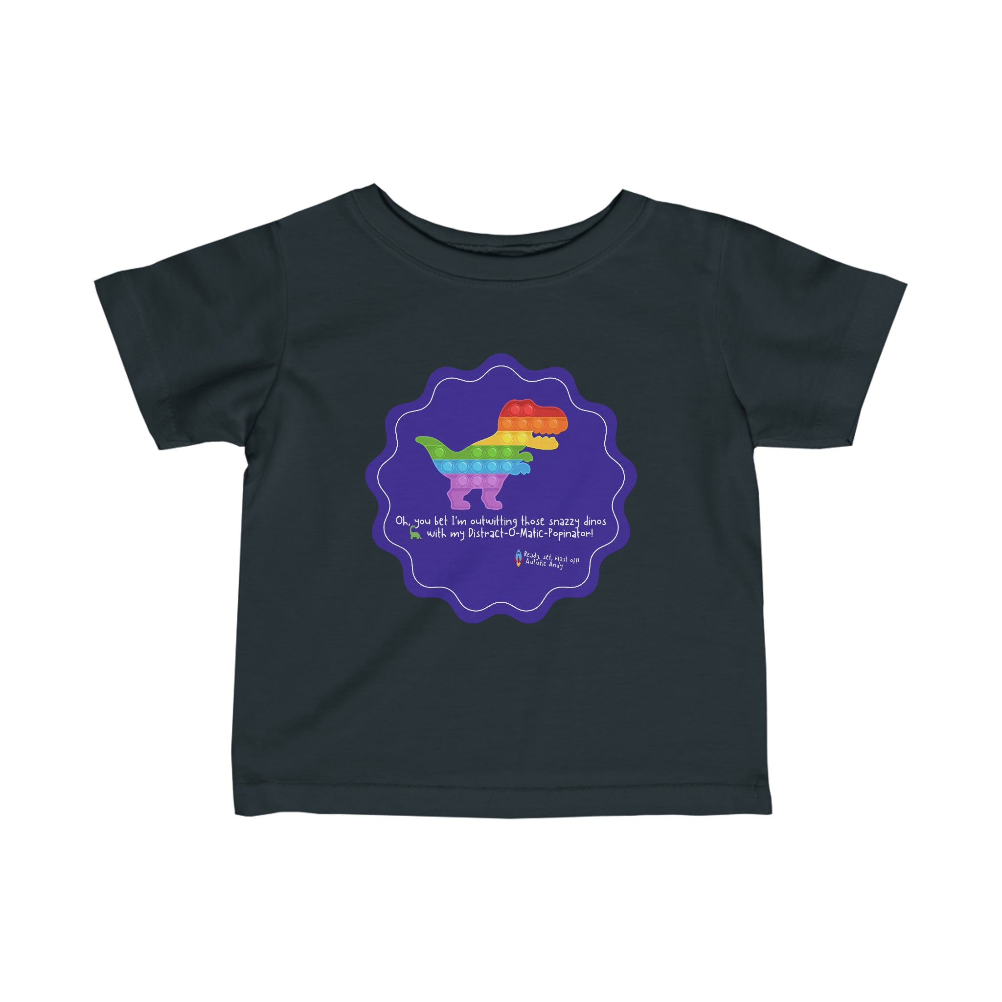 LIMITED EDITION AUTISTIC ANDY 'COLOR-CODED ADVENTURES' INFANT TEE SHIRT