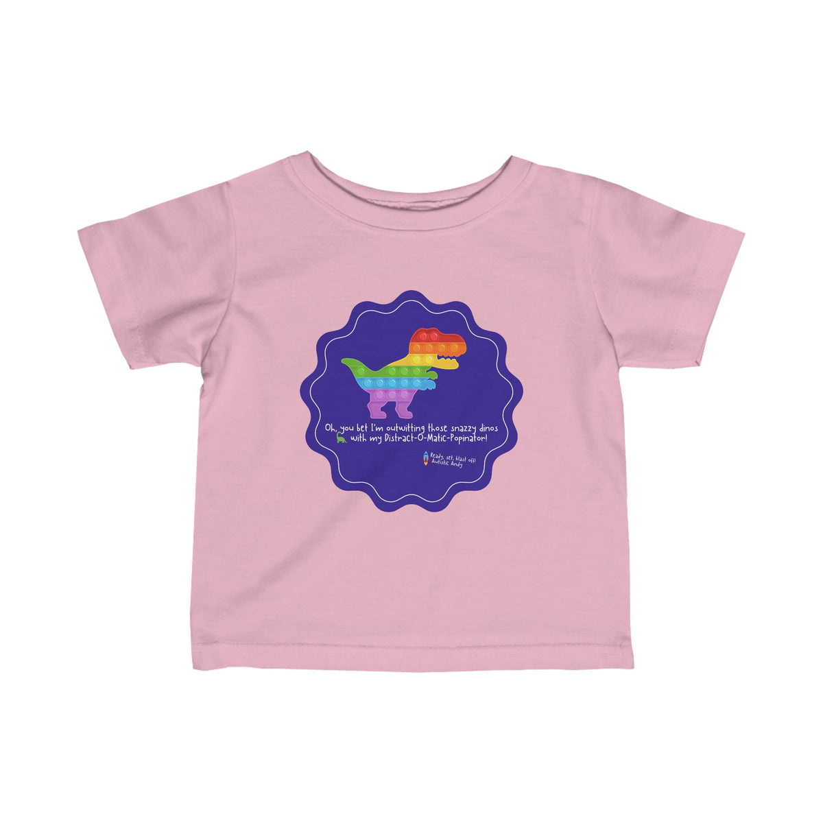 LIMITED EDITION AUTISTIC ANDY 'COLOR-CODED ADVENTURES' INFANT TEE SHIRT