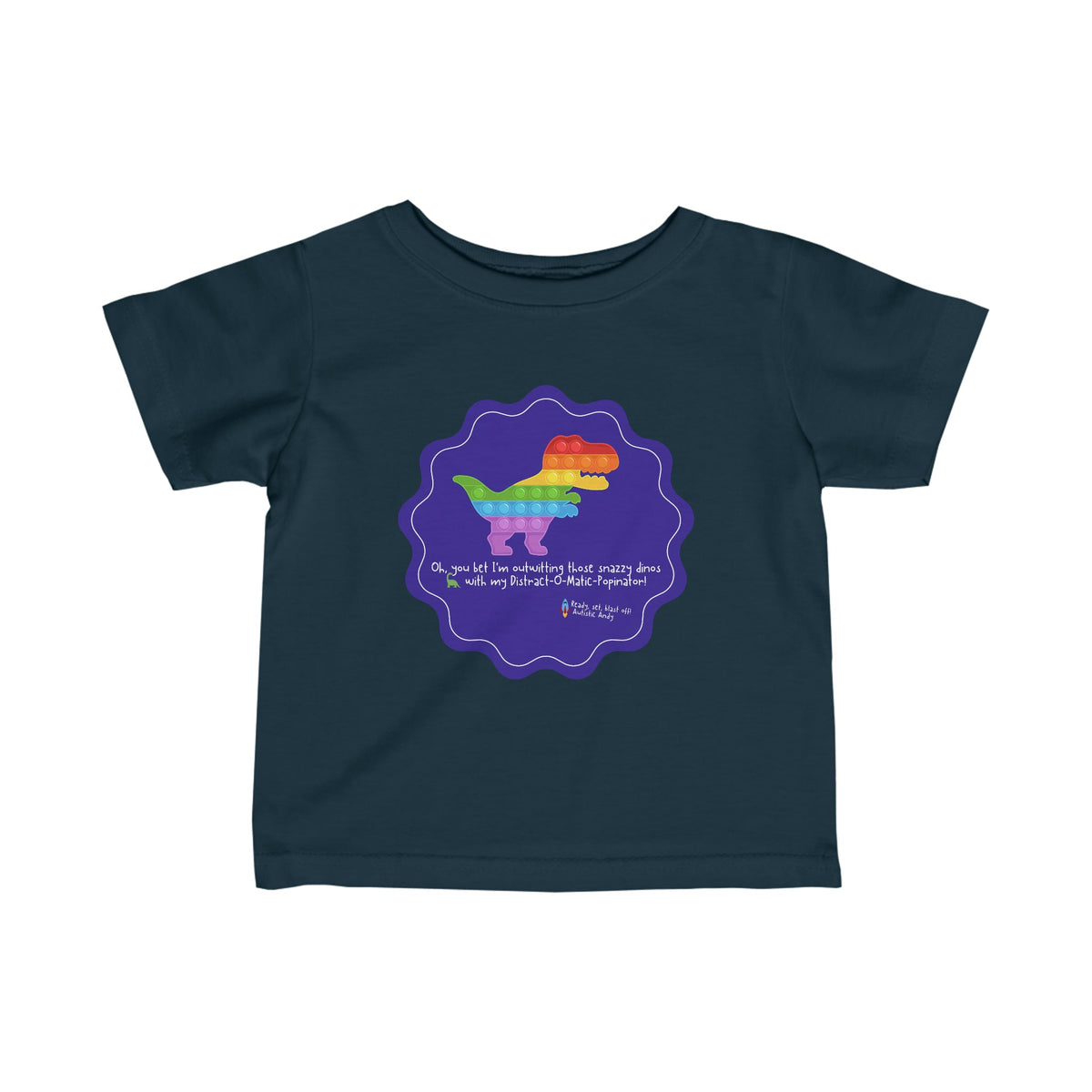 LIMITED EDITION AUTISTIC ANDY 'COLOR-CODED ADVENTURES' INFANT TEE SHIRT