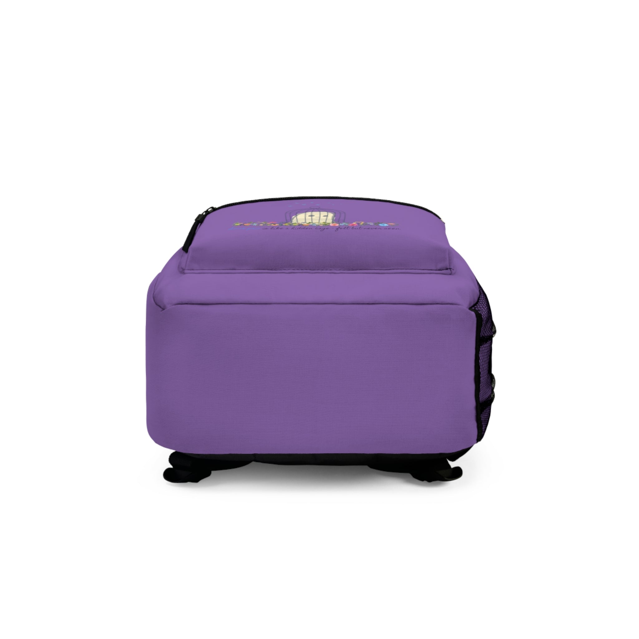 Invisible Ghost Series - Some pain is like a hidden cage - felt but never seen." Backpack