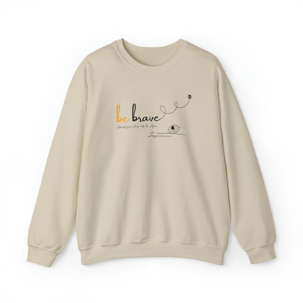 Bee Happy 'Be Bold' Unisex Heavy Blend Crewneck Sweatshirt