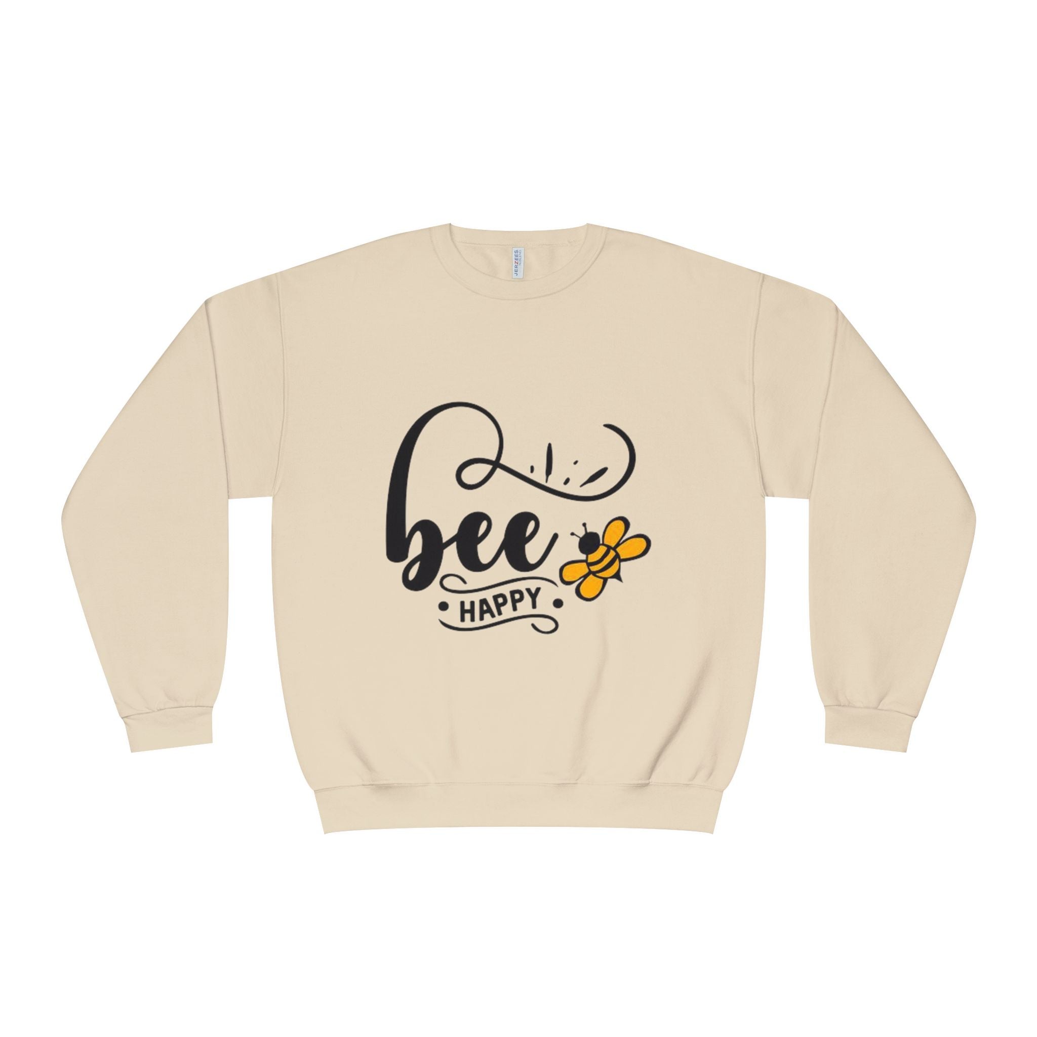 Bee Happy Series - "Bee Happy." Unisex NuBlend Crewneck Sweatshirt