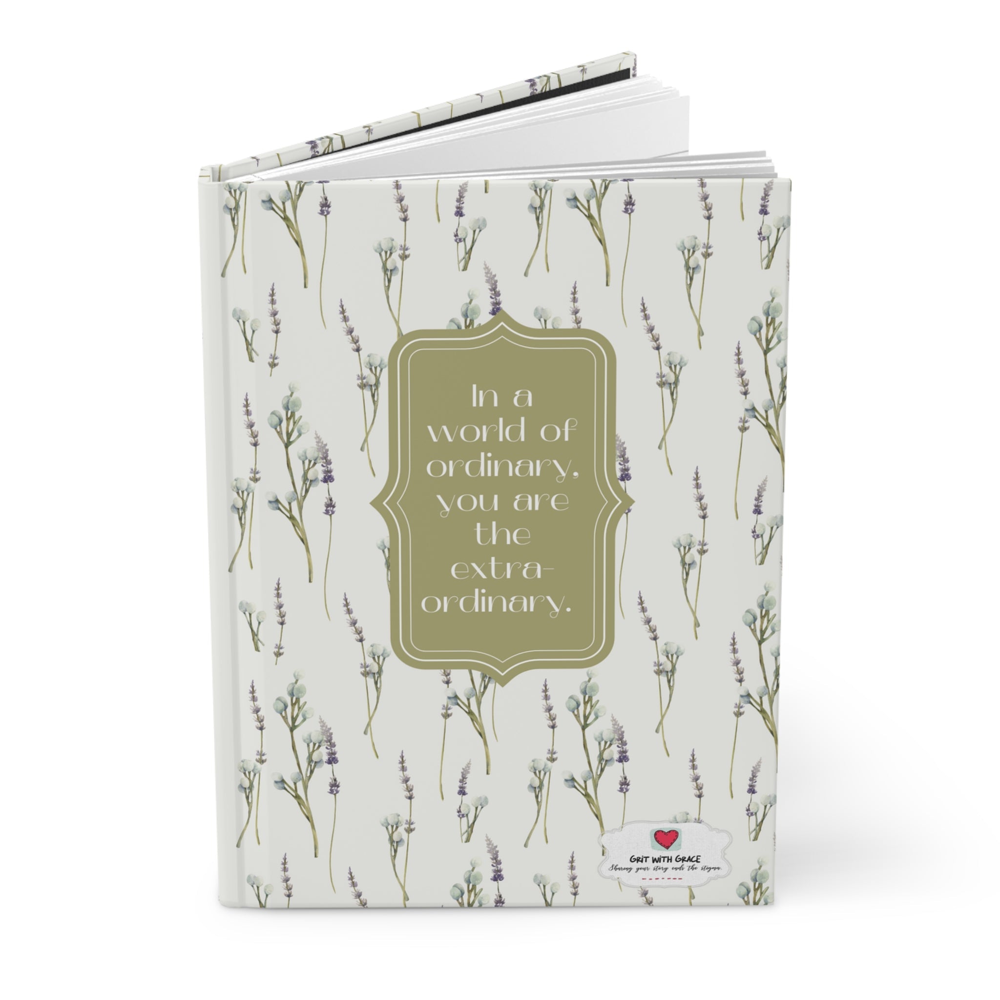 Grit with Grace 'Strength in Resilience' Hardcover Journal