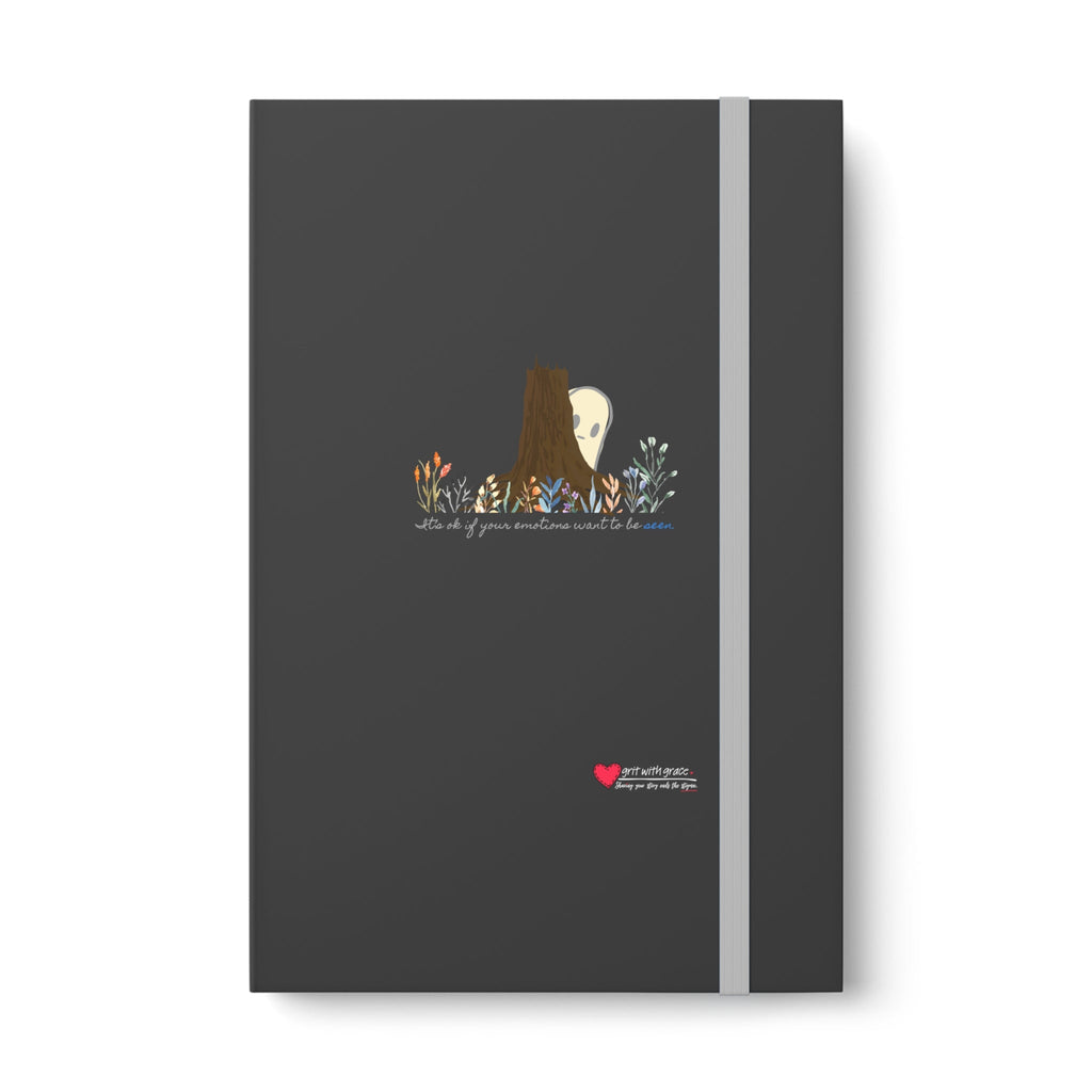 Invisible Ghost 'Seen Emotions' Ruled Color Notebook