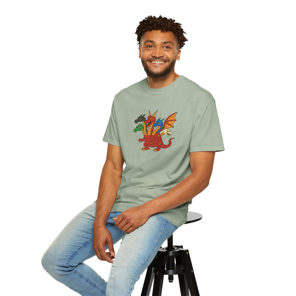 Multi-Headed Dragon T-Shirt — Colorful Fantasy Creature Tee