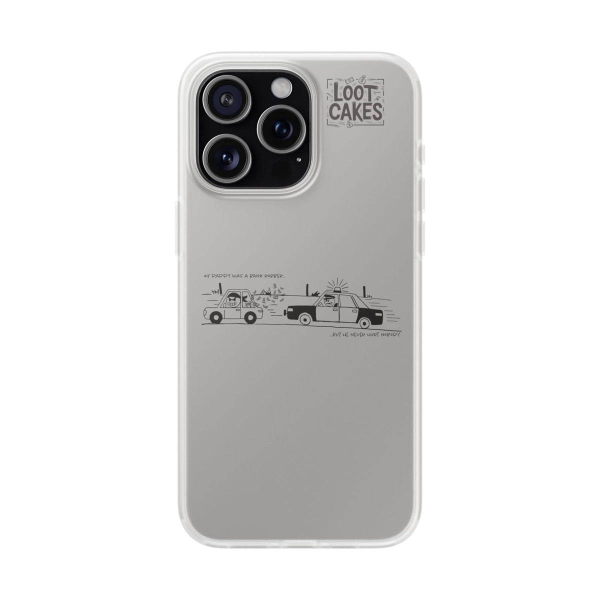 Loot Cakes x Mike Maldonado Phone Case | Slim Clear TPU Graphic