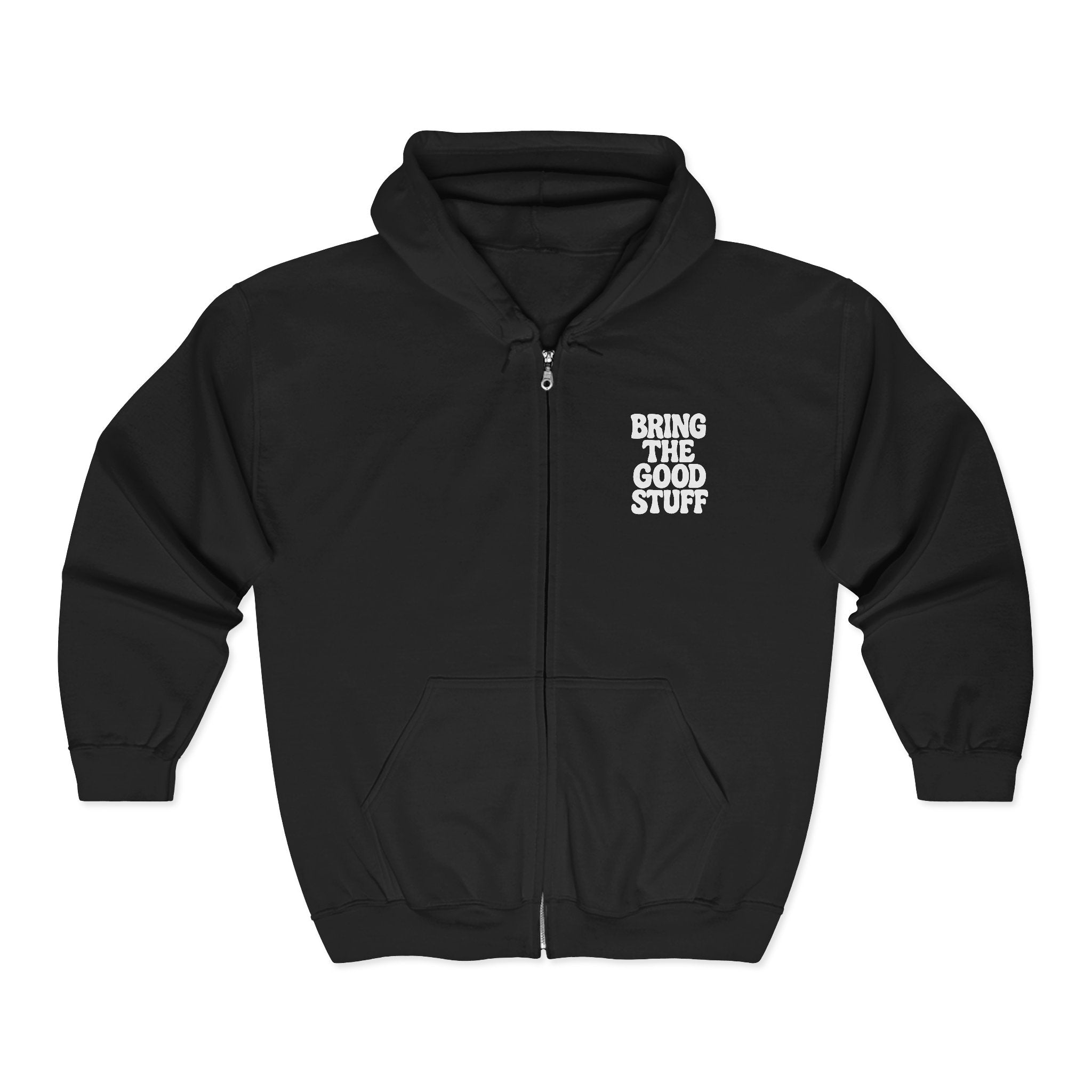 Bring The Good Stuff Darling Kick Back Zip Hoodie