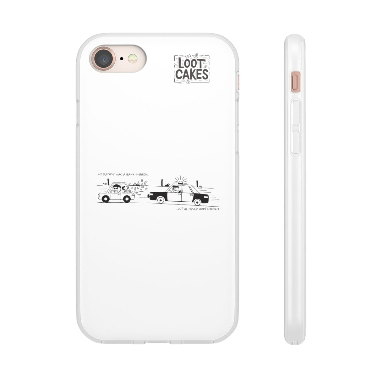 Loot Cakes x Mike Maldonado Phone Case | Slim Clear TPU Graphic