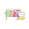 Perfectionist Pete Series - "Holler if your other shirts are color-coded. - Cheers, Perfectionist Pete" Kiss-Cut Sticker