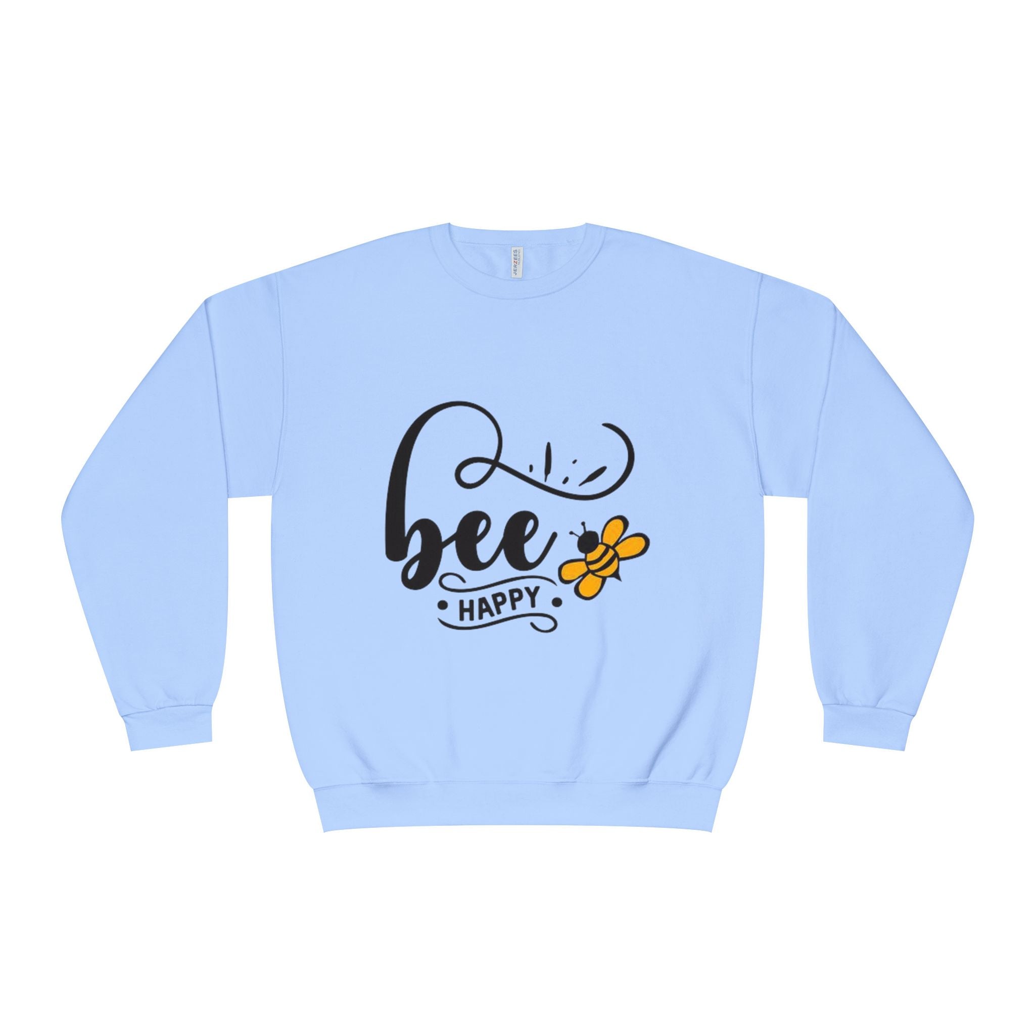 Bee Happy Series - "Bee Happy." Unisex NuBlend Crewneck Sweatshirt
