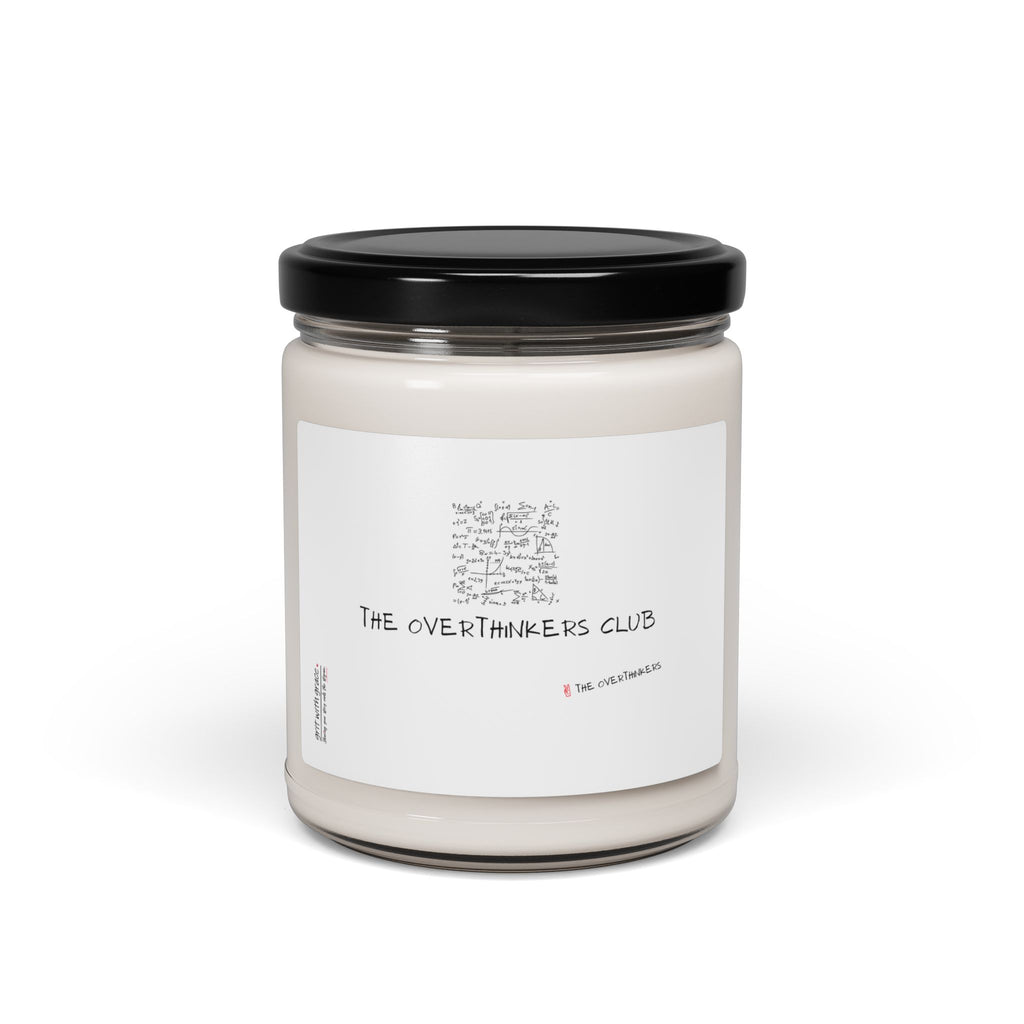 The Overthinkers Club Series - "The Overthinkers Club -Peace, The Overthinkers" Scented Soy Candle, 9oz